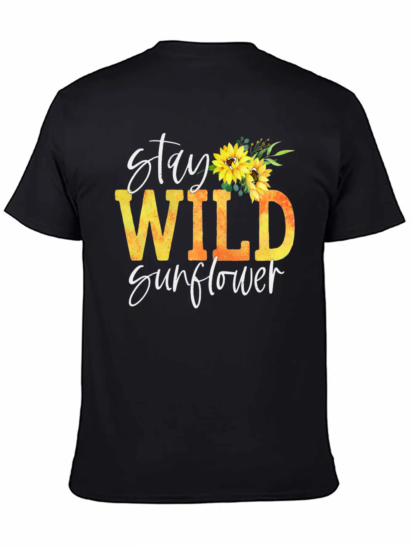 Sunflower Power Relaxed Everyday Tee – Lightweight And Durable Cotton
