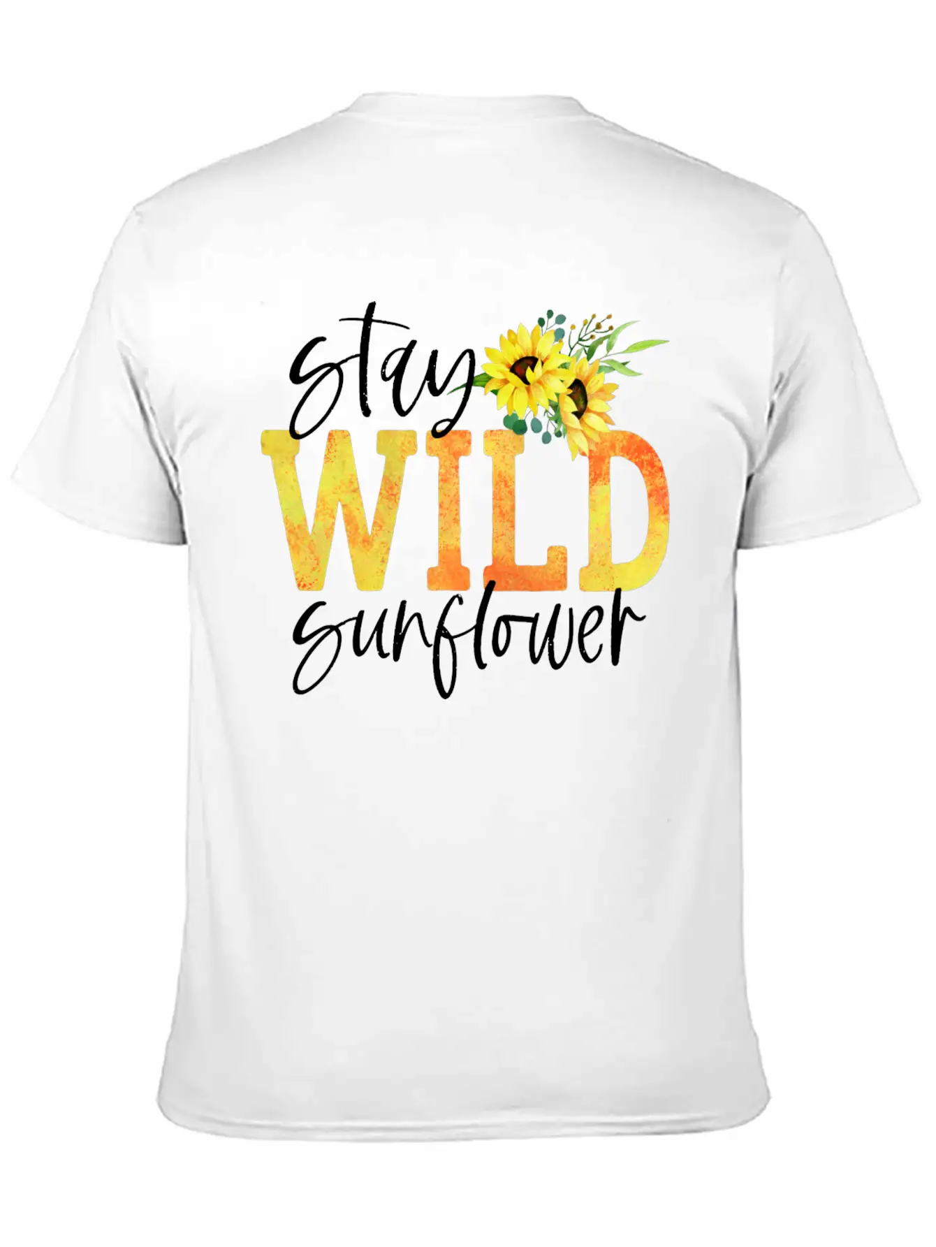 Sunflower Power Relaxed Everyday Tee – Lightweight And Durable Cotton