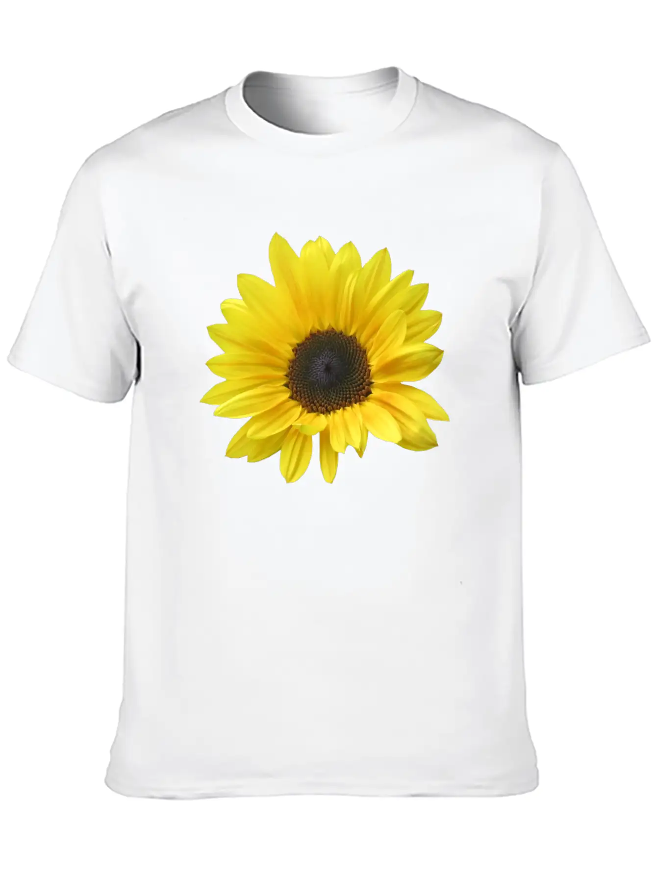 Sunflower, Sunflowers, Bloom, Floral, Flowery Unisex Casual T-Shirt – Clean Design For Daily Comfort