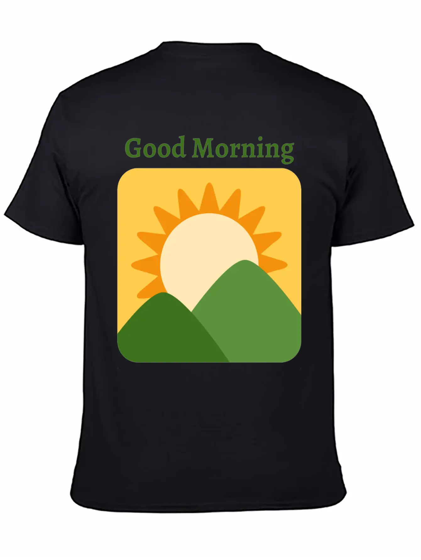 Sunrise Basic Graphic T-Shirt – Daily Comfort In Soft Cotton