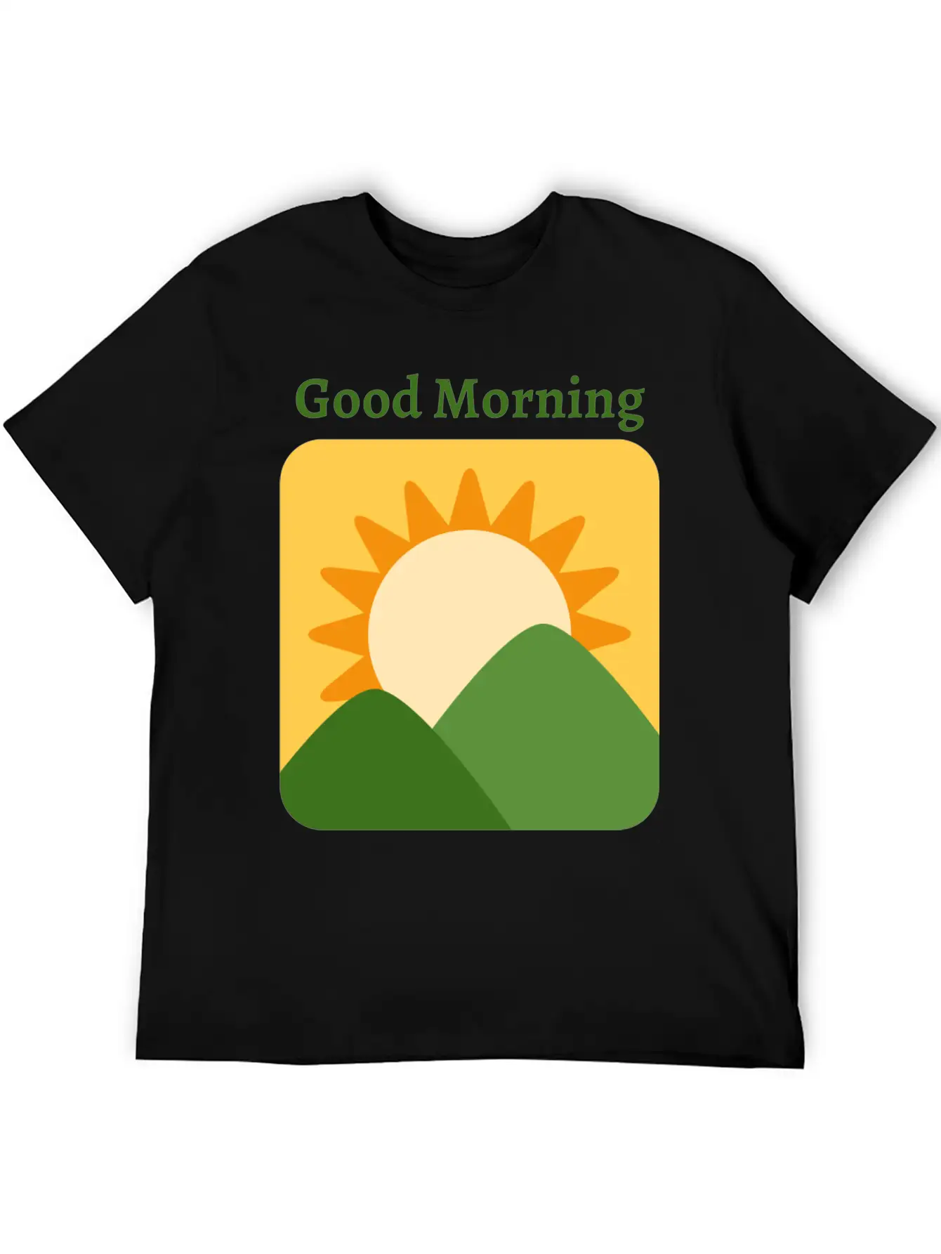 Sunrise Basic Graphic T-Shirt – Daily Comfort In Soft Cotton
