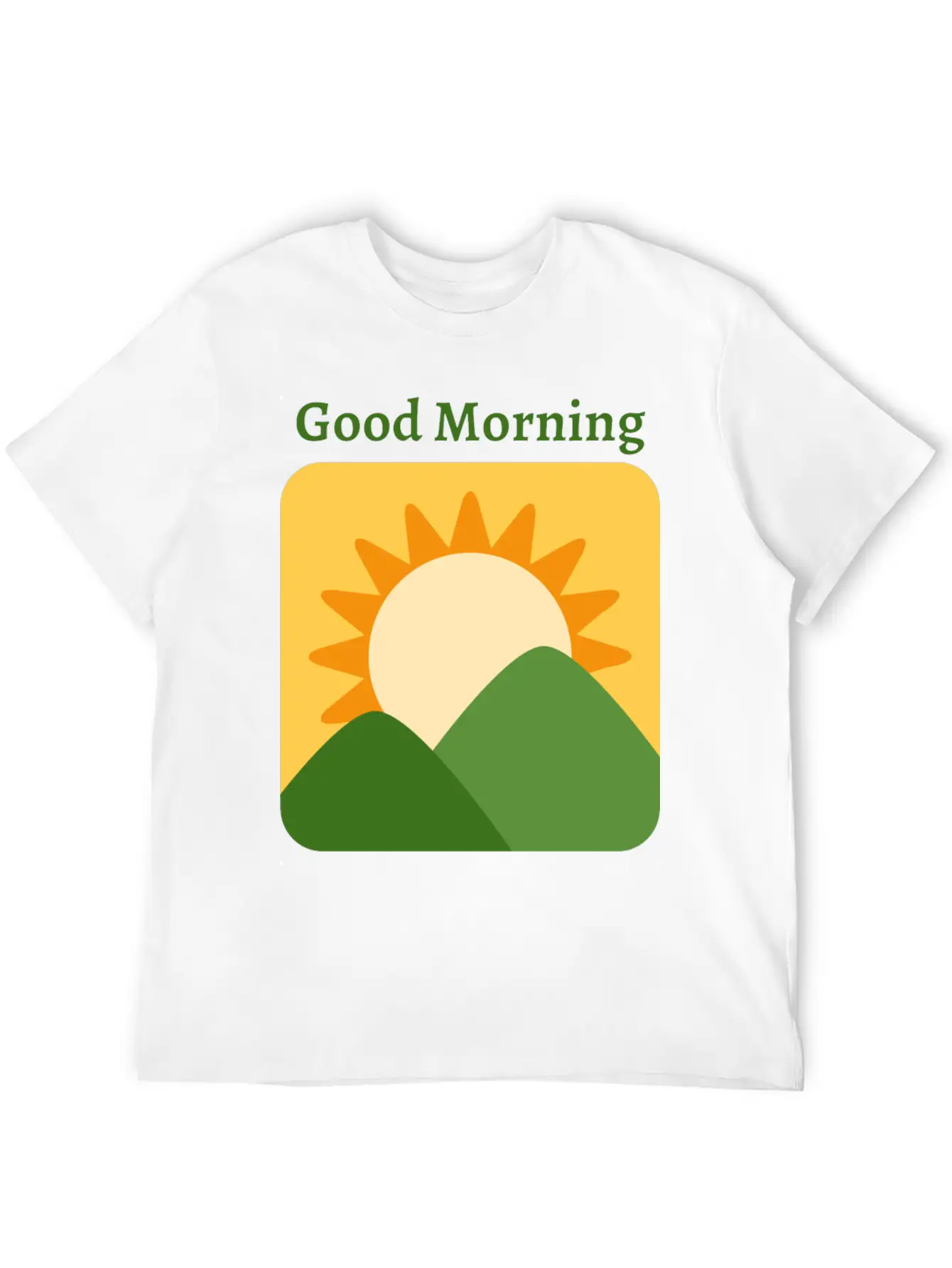 Sunrise Basic Graphic T-Shirt – Daily Comfort In Soft Cotton