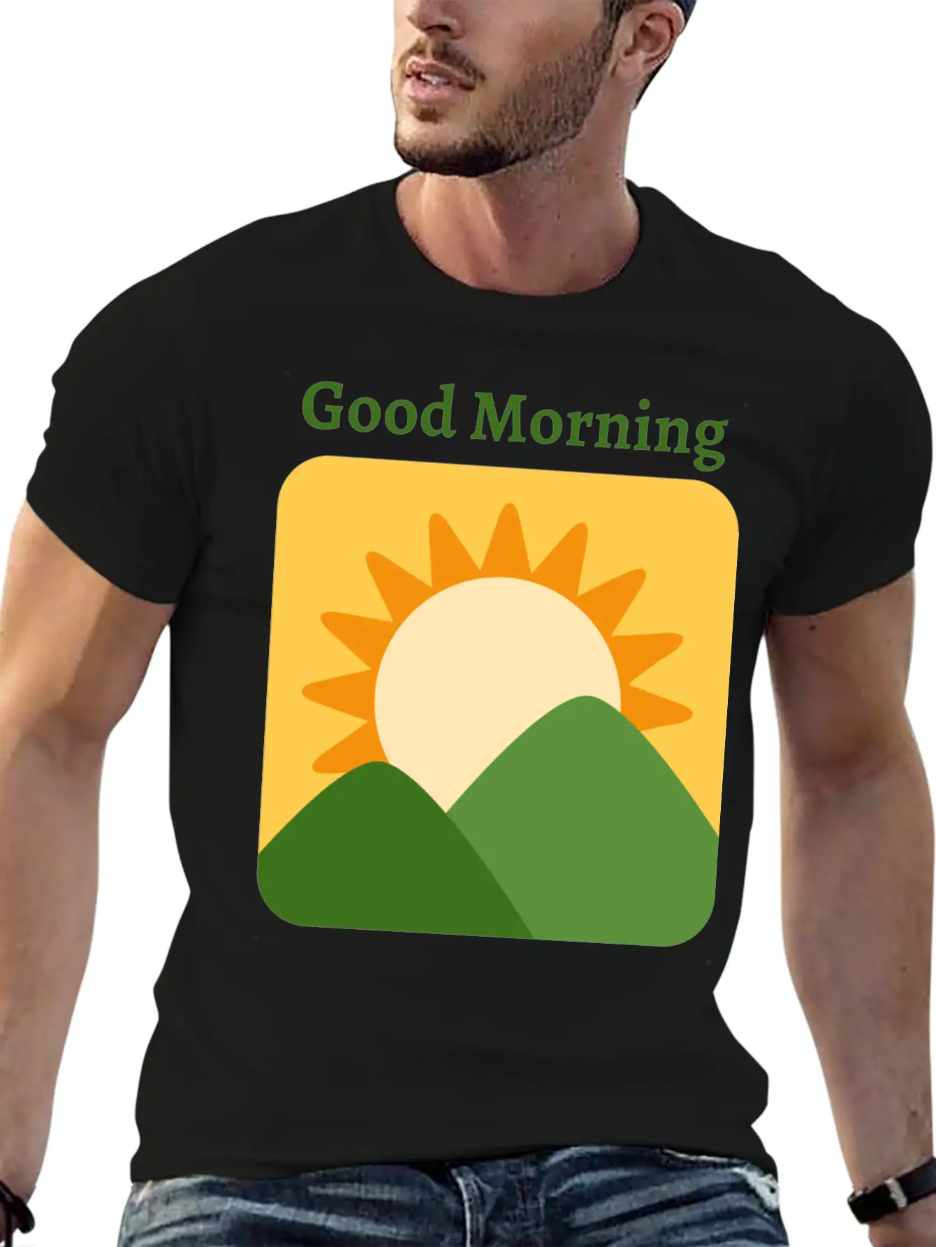 Sunrise Basic Graphic T-Shirt – Daily Comfort In Soft Cotton