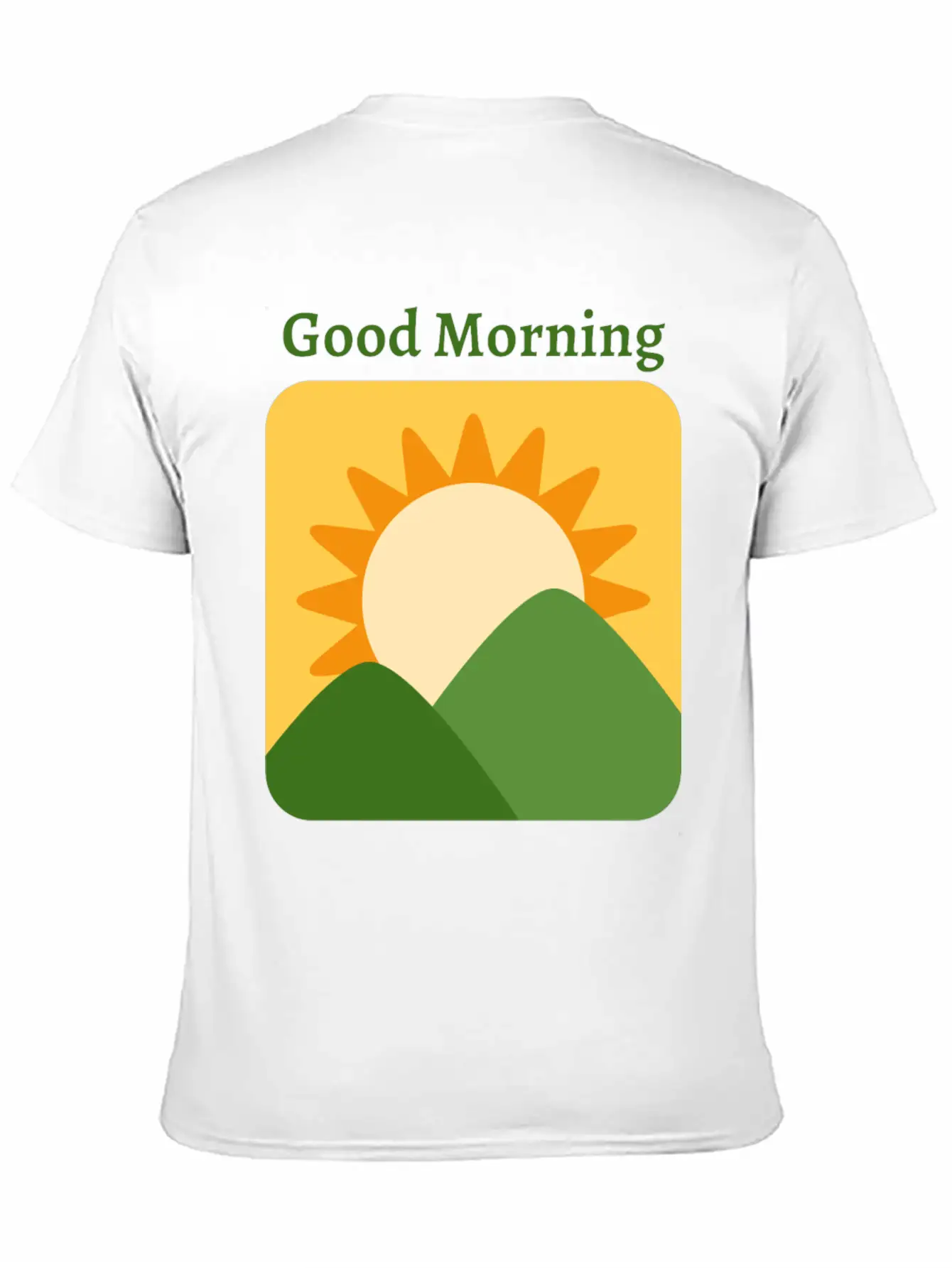 Sunrise Basic Graphic T-Shirt – Daily Comfort In Soft Cotton