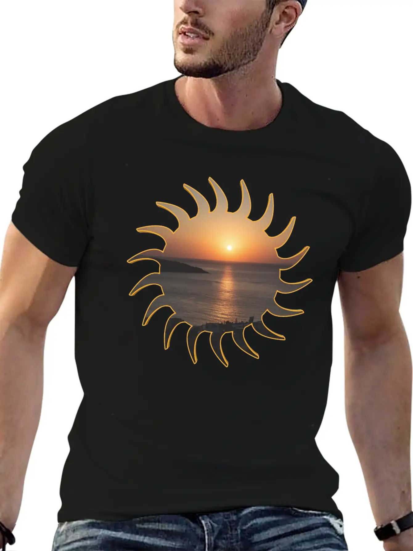 Sunrise Deluxe Lightweight Cotton T-Shirt – Daily Comfort Graphic Shirt