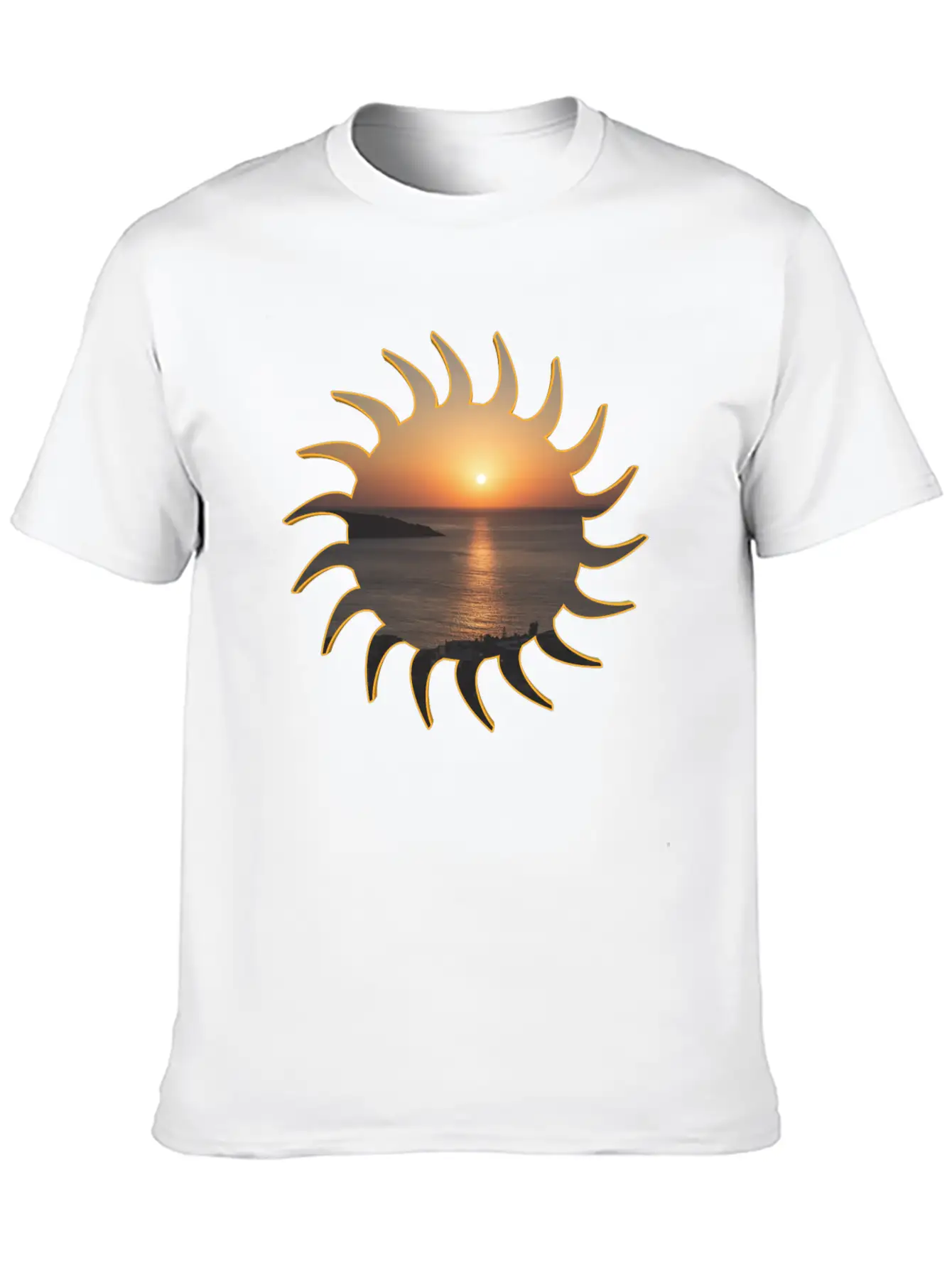 Sunrise Deluxe Lightweight Cotton T-Shirt – Daily Comfort Graphic Shirt