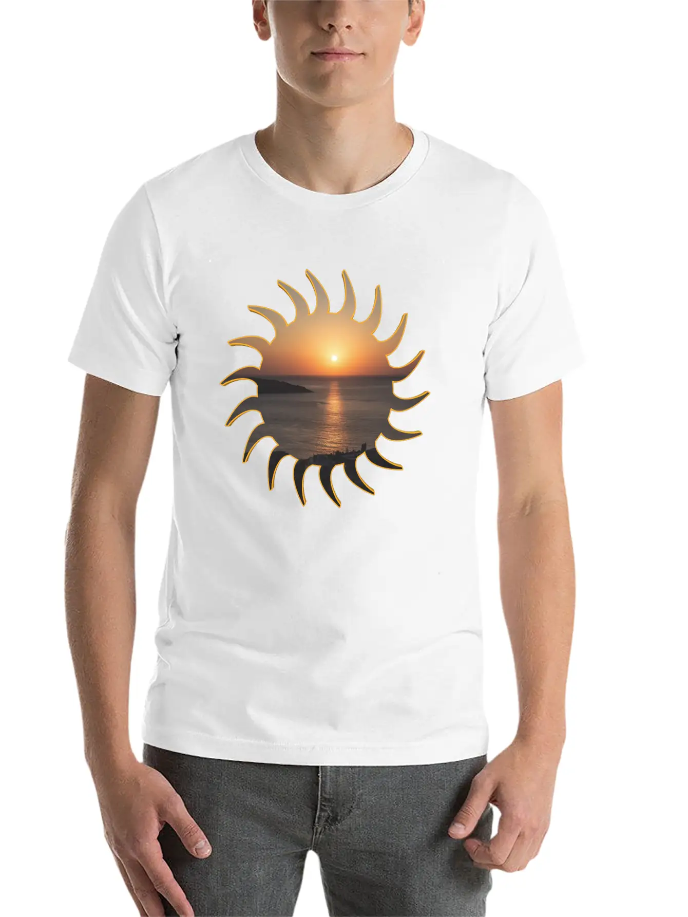 Sunrise Deluxe Lightweight Cotton T-Shirt – Daily Comfort Graphic Shirt