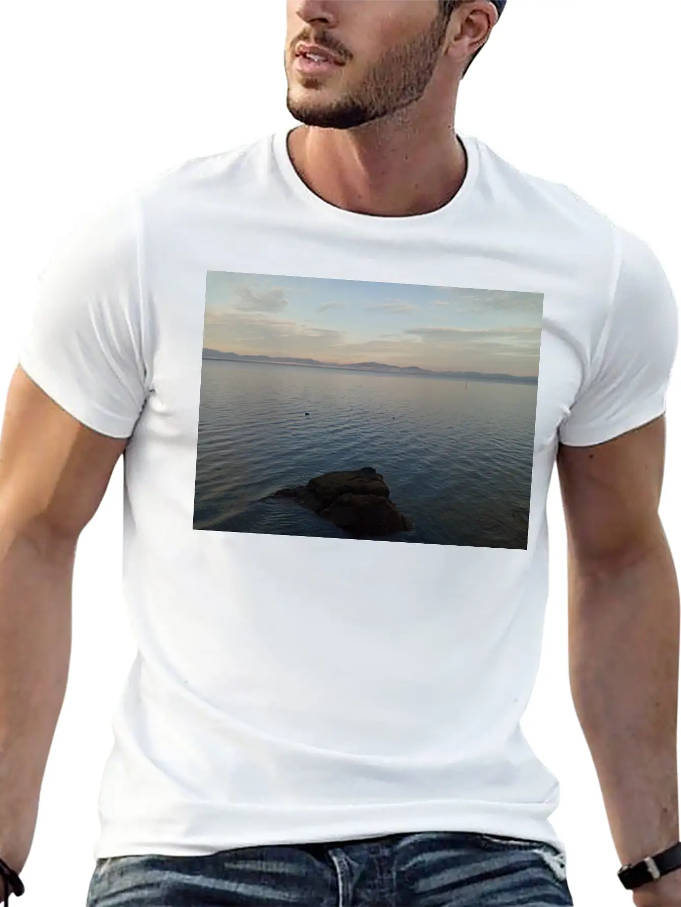 Sunrise Lightweight Cotton T-Shirt – Daily Comfort Graphic Shirt
