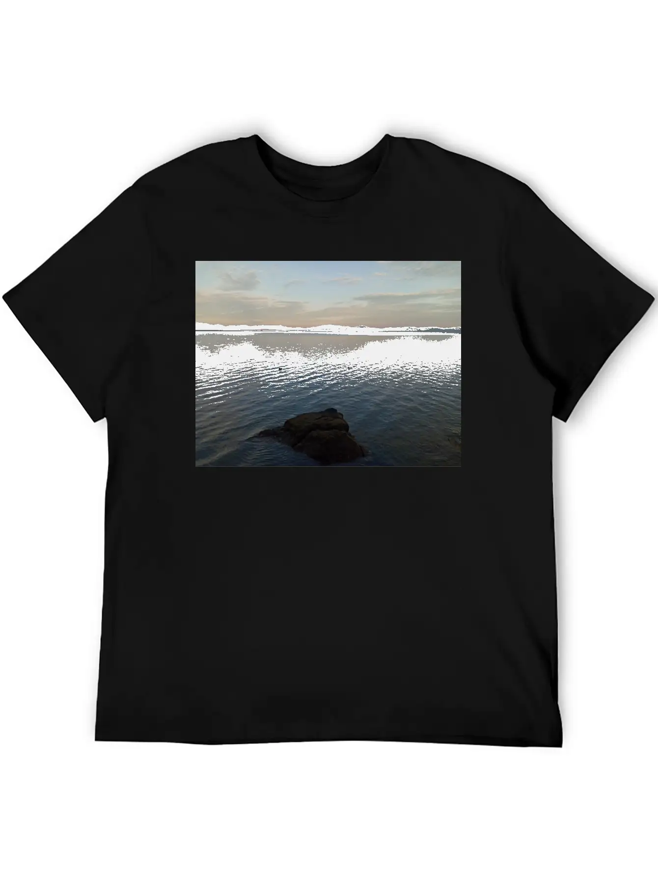 Sunrise Lightweight Cotton T-Shirt – Daily Comfort Graphic Shirt