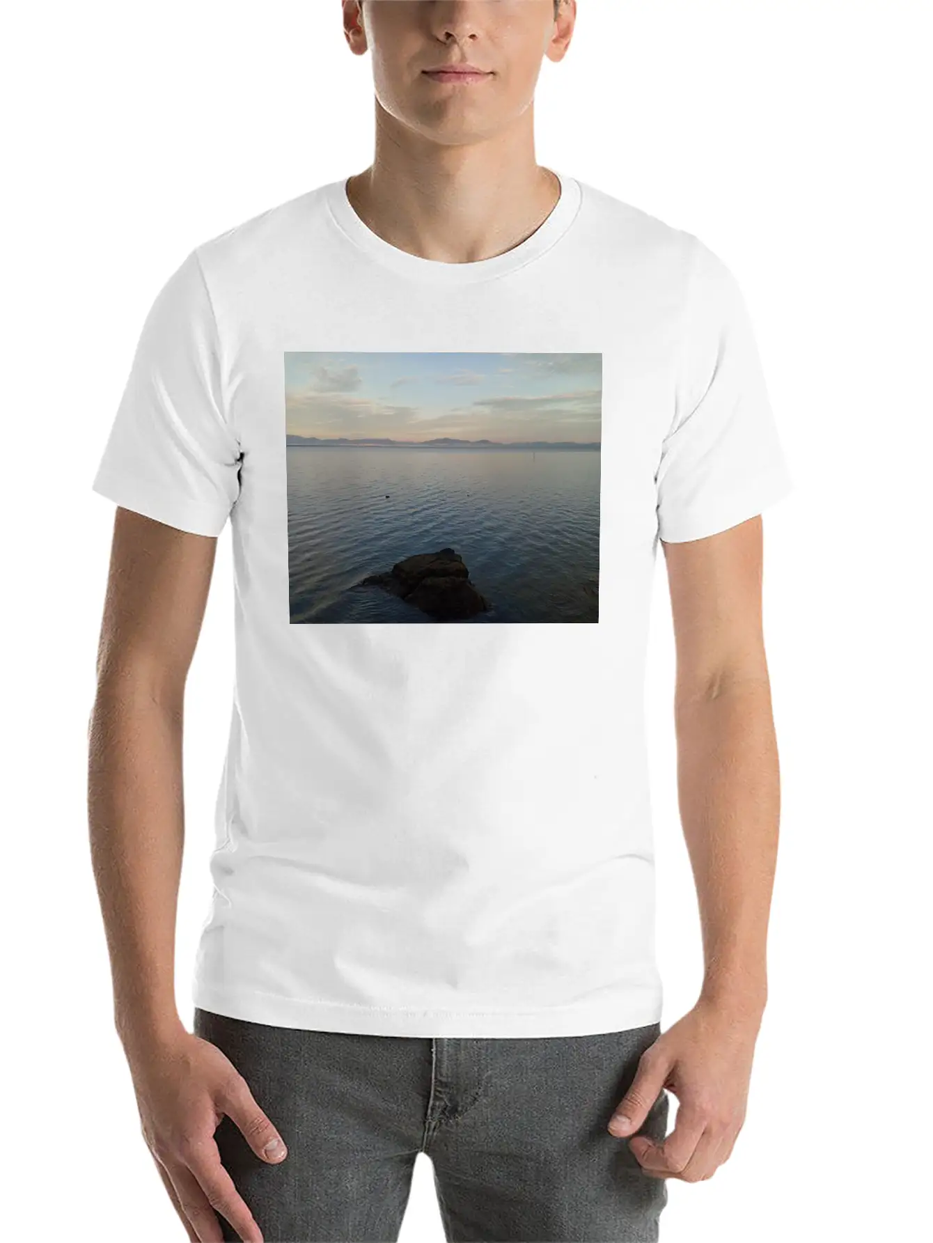 Sunrise Lightweight Cotton T-Shirt – Daily Comfort Graphic Shirt