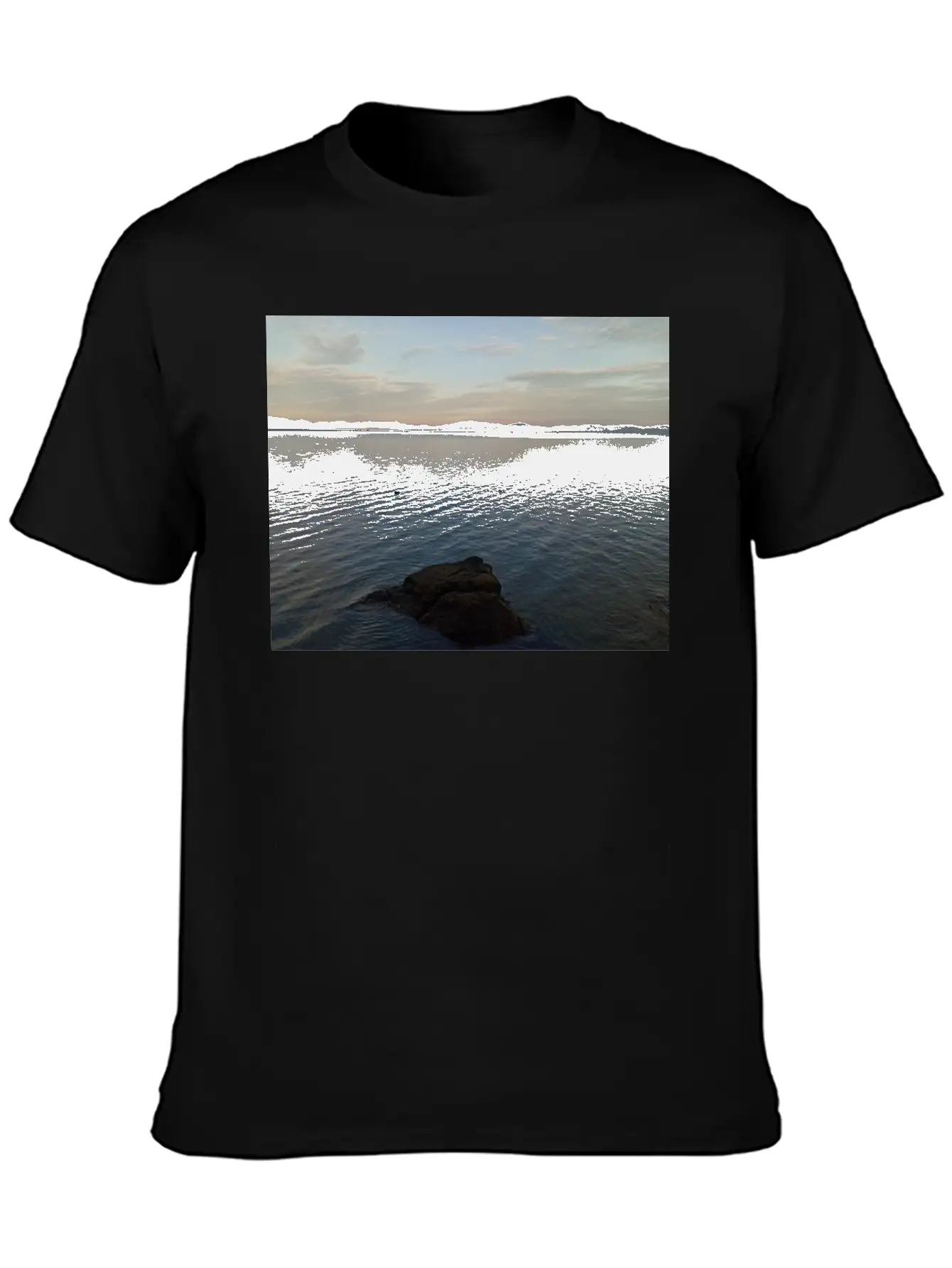 Sunrise Lightweight Cotton T-Shirt – Daily Comfort Graphic Shirt
