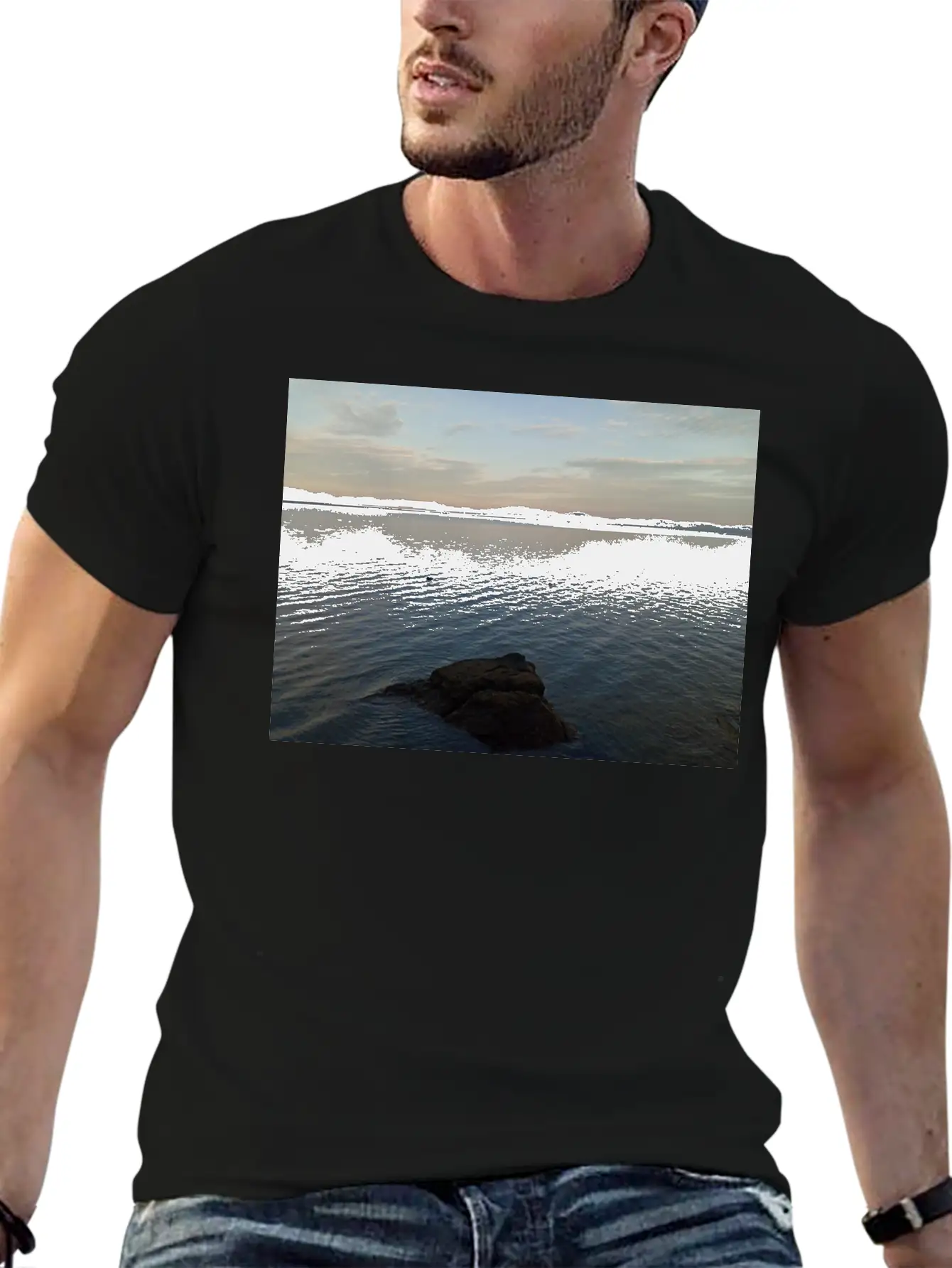 Sunrise Lightweight Cotton T-Shirt – Daily Comfort Graphic Shirt