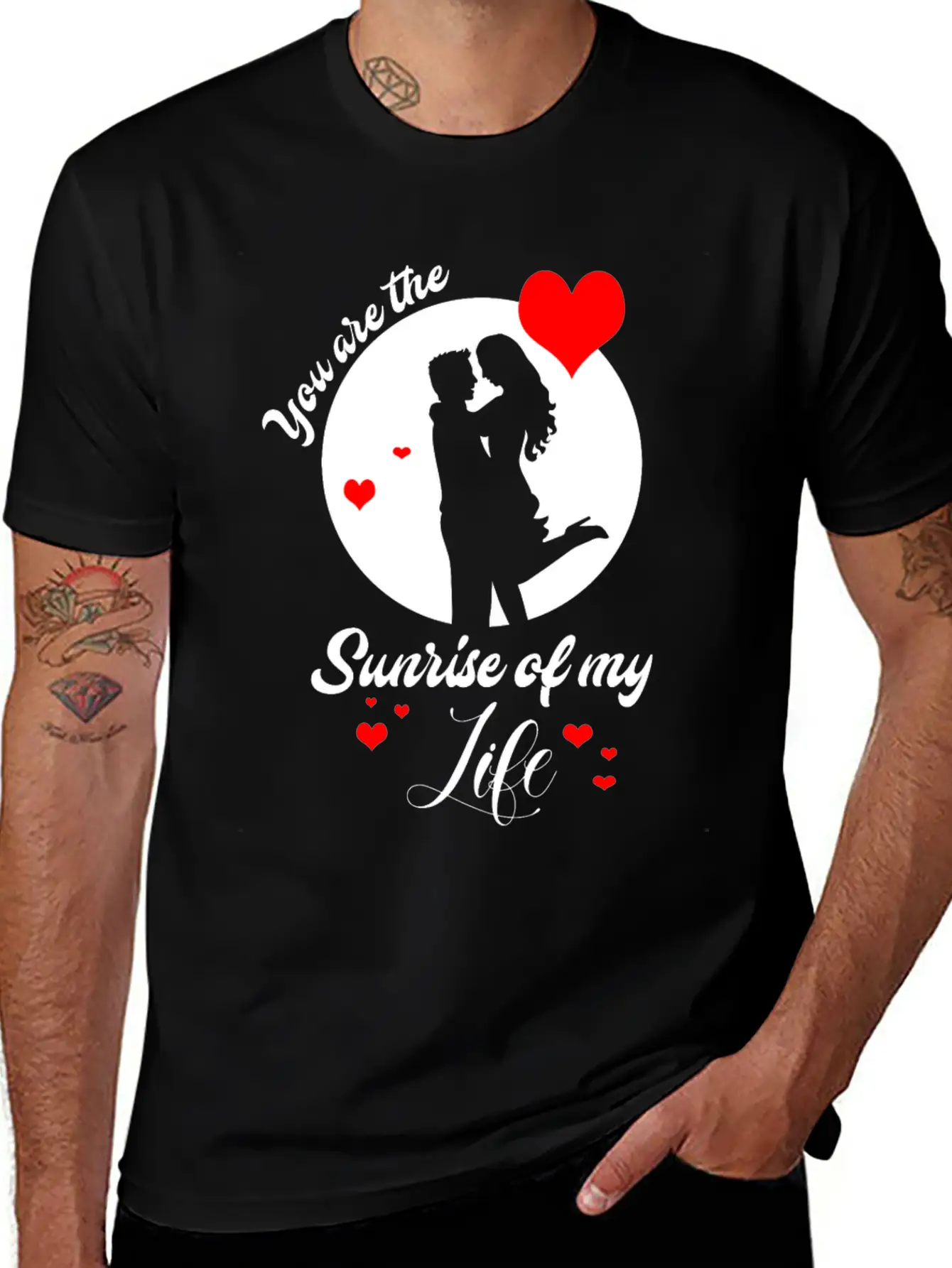 Sunrise Love Life Unisex Casual T-Shirt – Clean Design For Daily Comfort