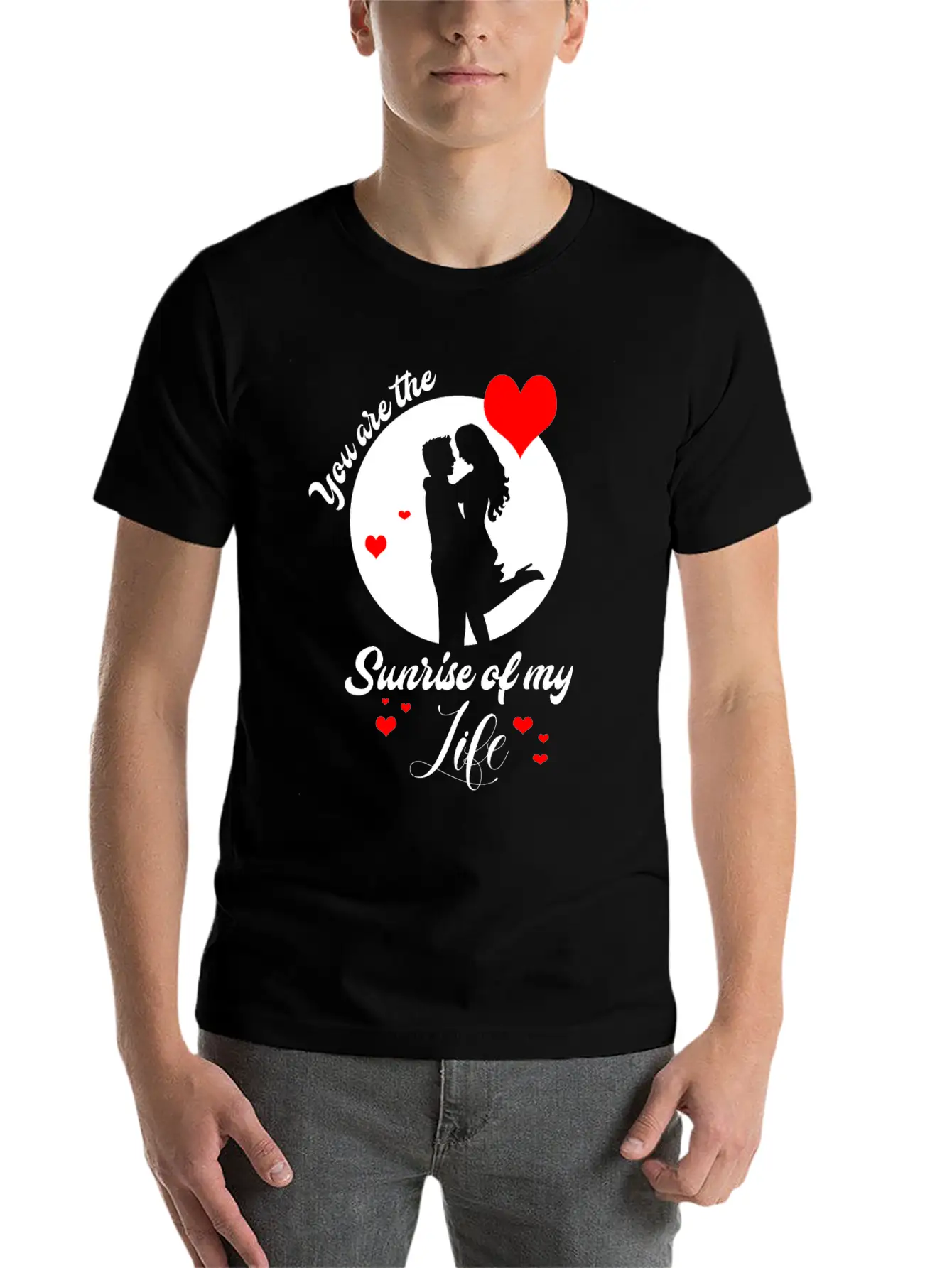 Sunrise Love Life Unisex Casual T-Shirt – Clean Design For Daily Comfort