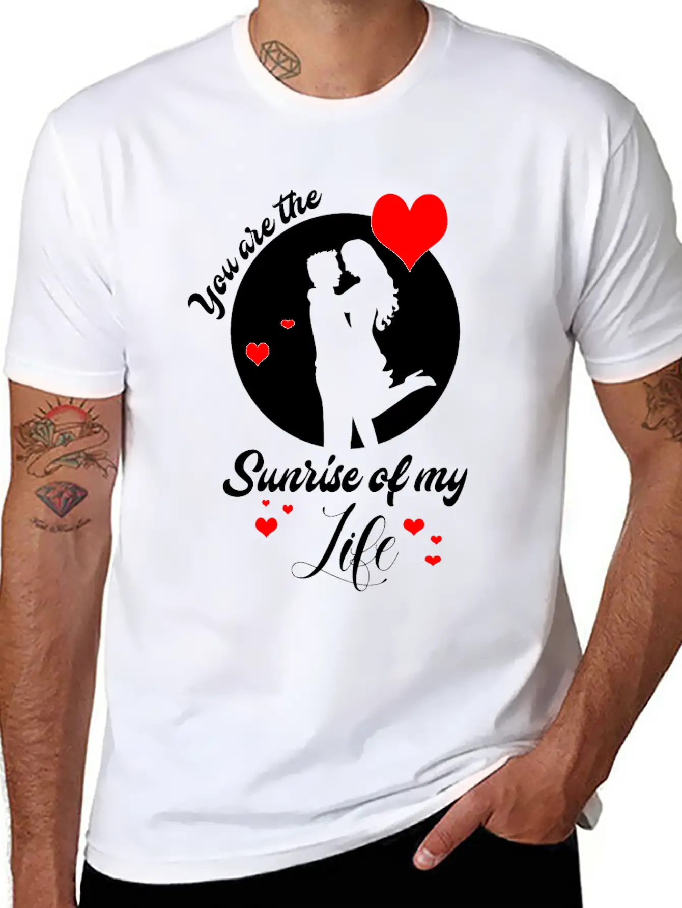 Sunrise Love Life Unisex Casual T-Shirt – Clean Design For Daily Comfort