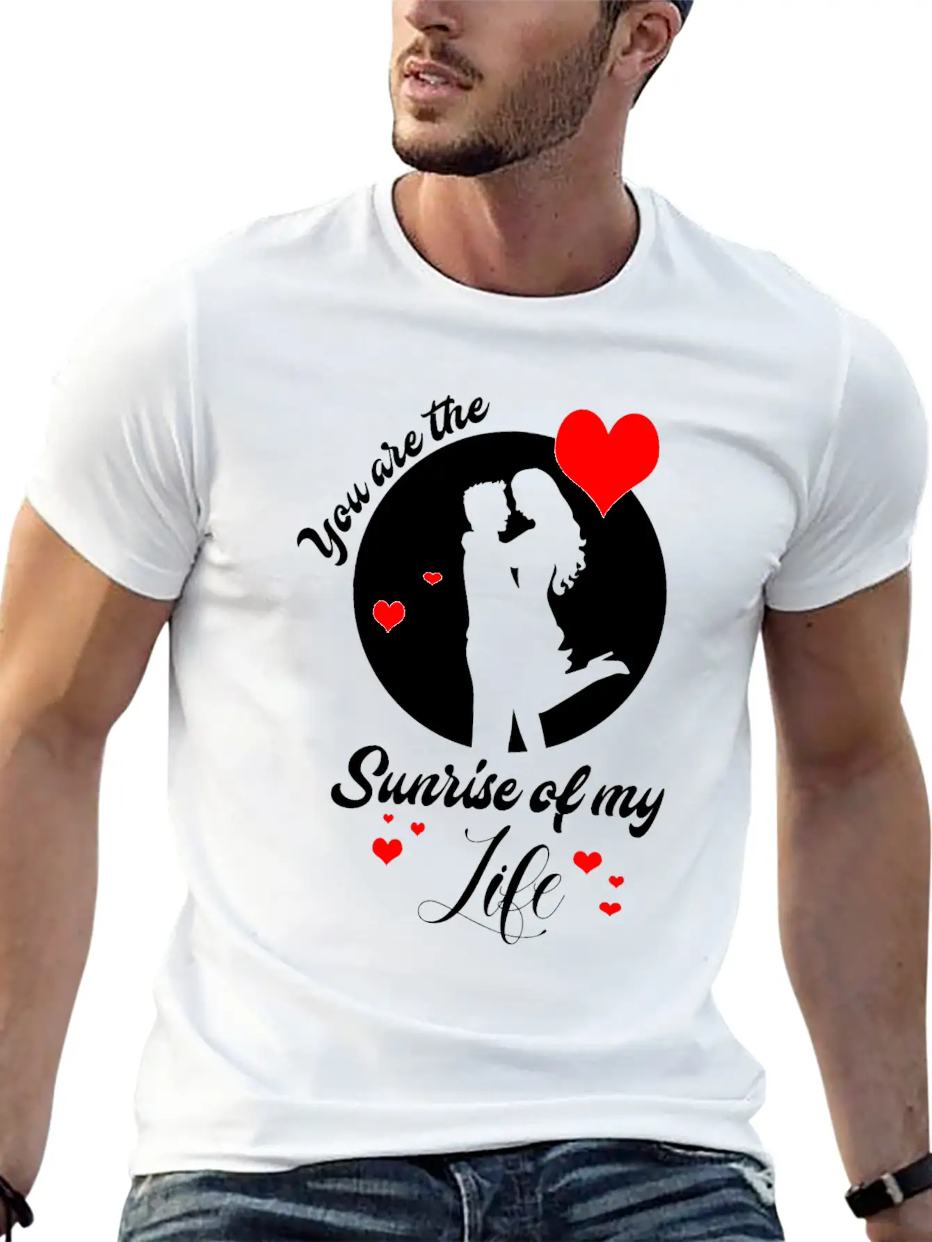 Sunrise Love Life Unisex Casual T-Shirt – Clean Design For Daily Comfort