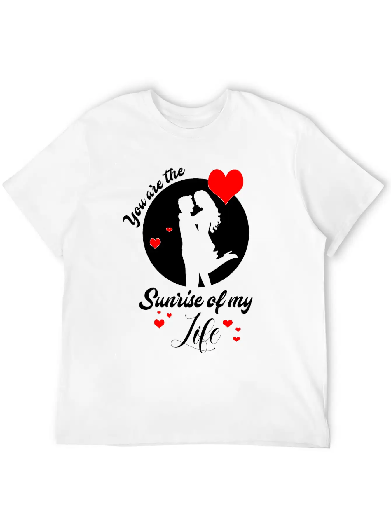 Sunrise Love Life Unisex Casual T-Shirt – Clean Design For Daily Comfort