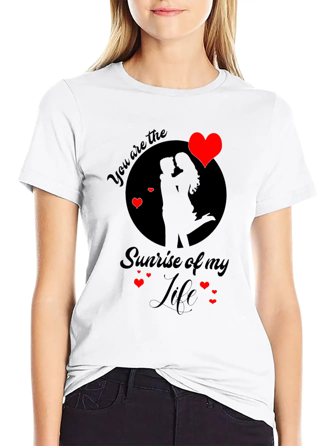 Sunrise Love Life Unisex Casual T-Shirt – Clean Design For Daily Comfort