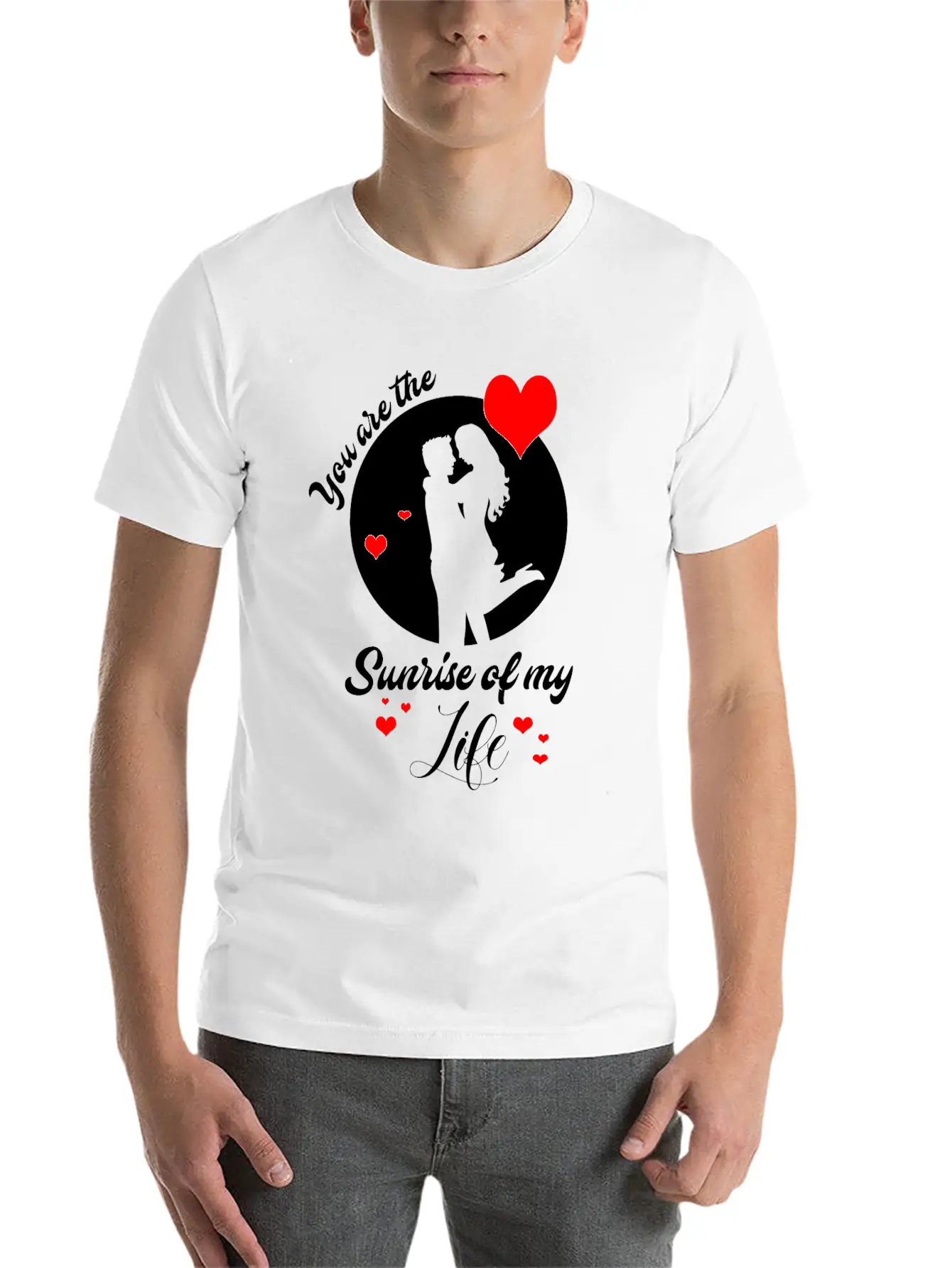 Sunrise Love Life Unisex Casual T-Shirt – Clean Design For Daily Comfort