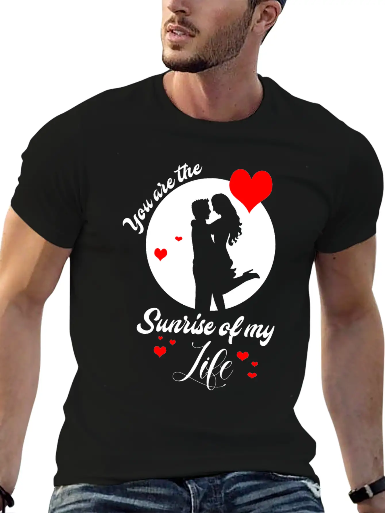 Sunrise Love Life Unisex Casual T-Shirt – Clean Design For Daily Comfort