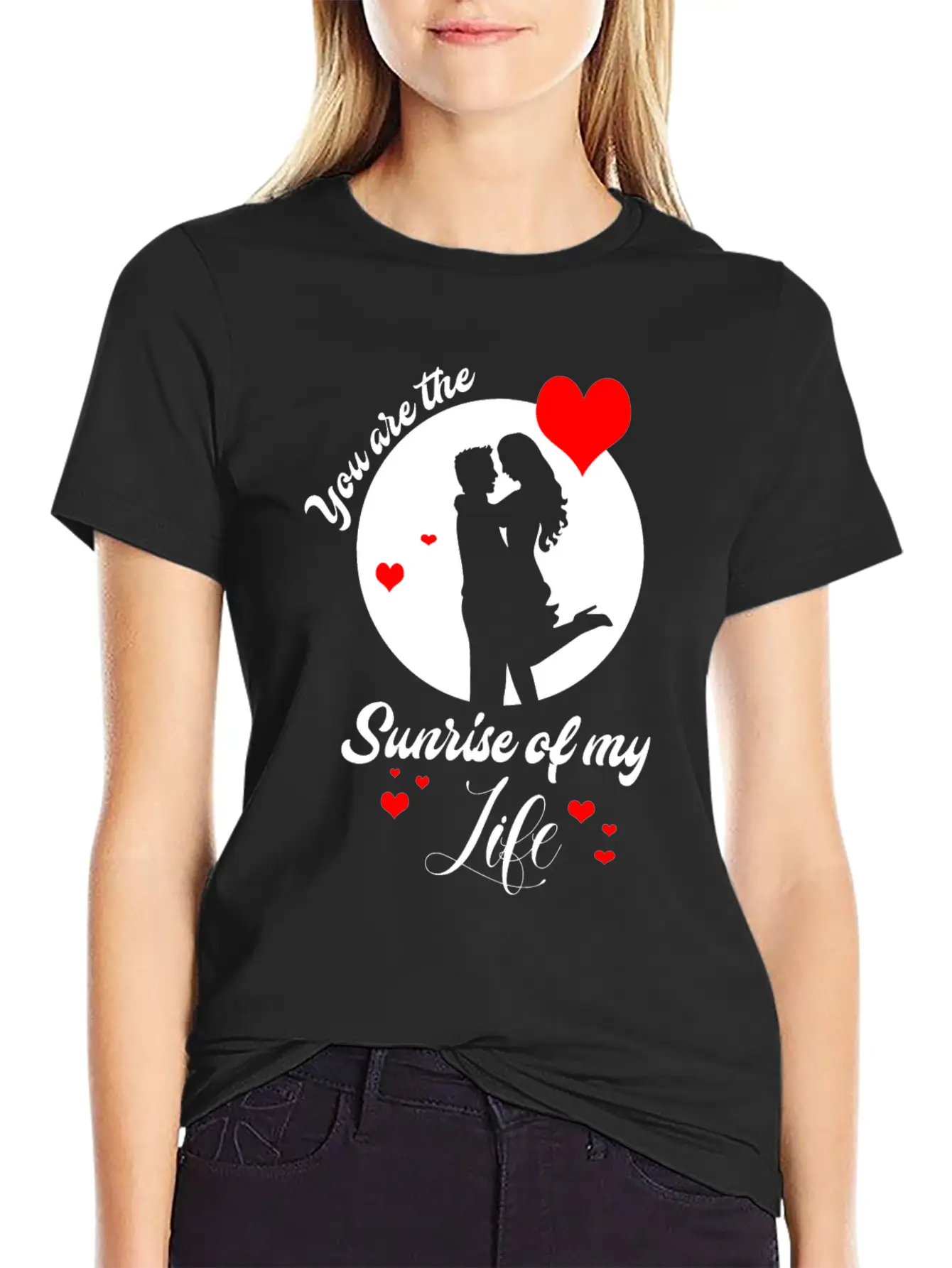 Sunrise Love Life Unisex Casual T-Shirt – Clean Design For Daily Comfort