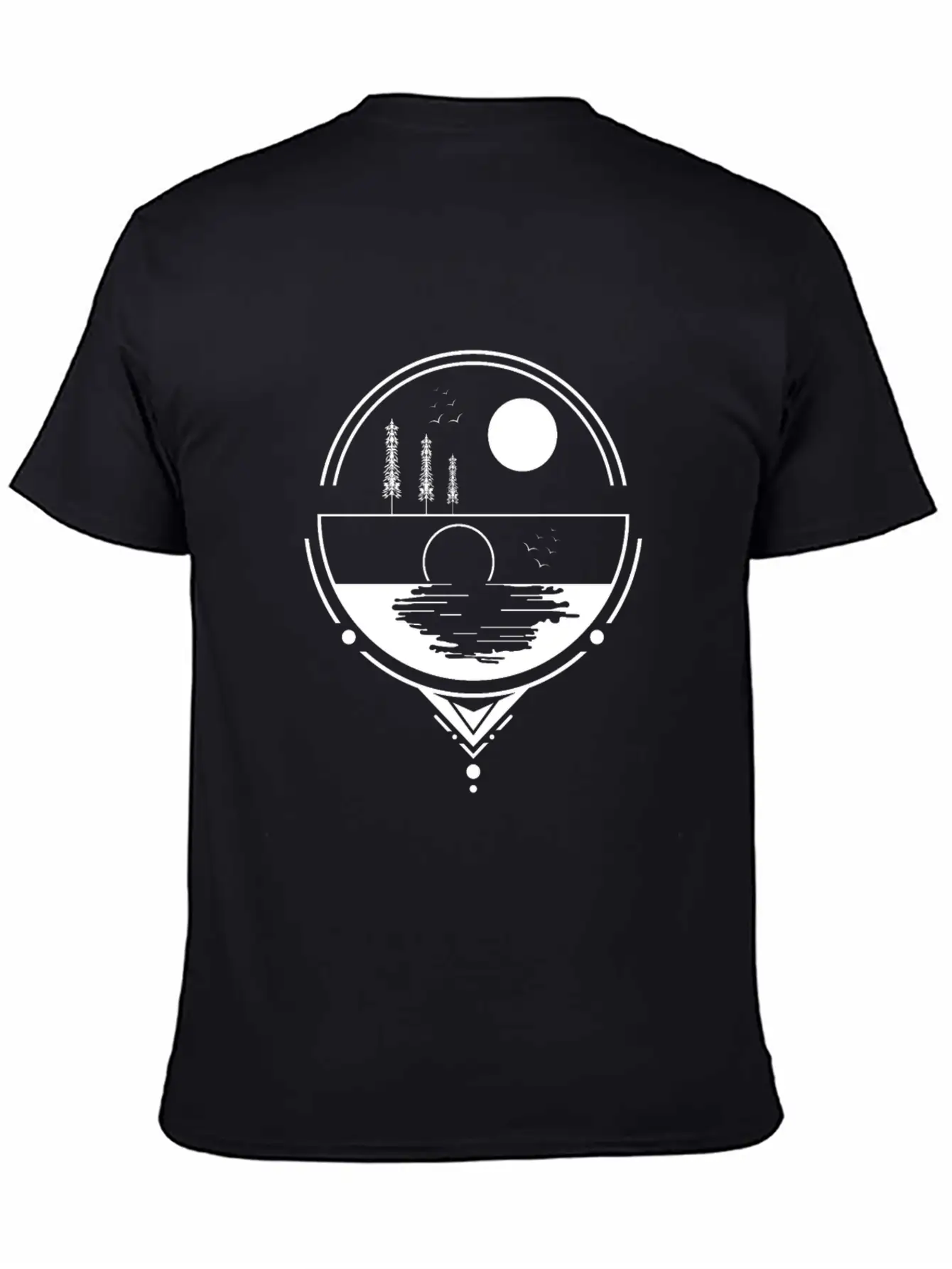 Sunrise SunsetSunset Design Essential Cotton Tee For Daily Outfits – Unisex Style
