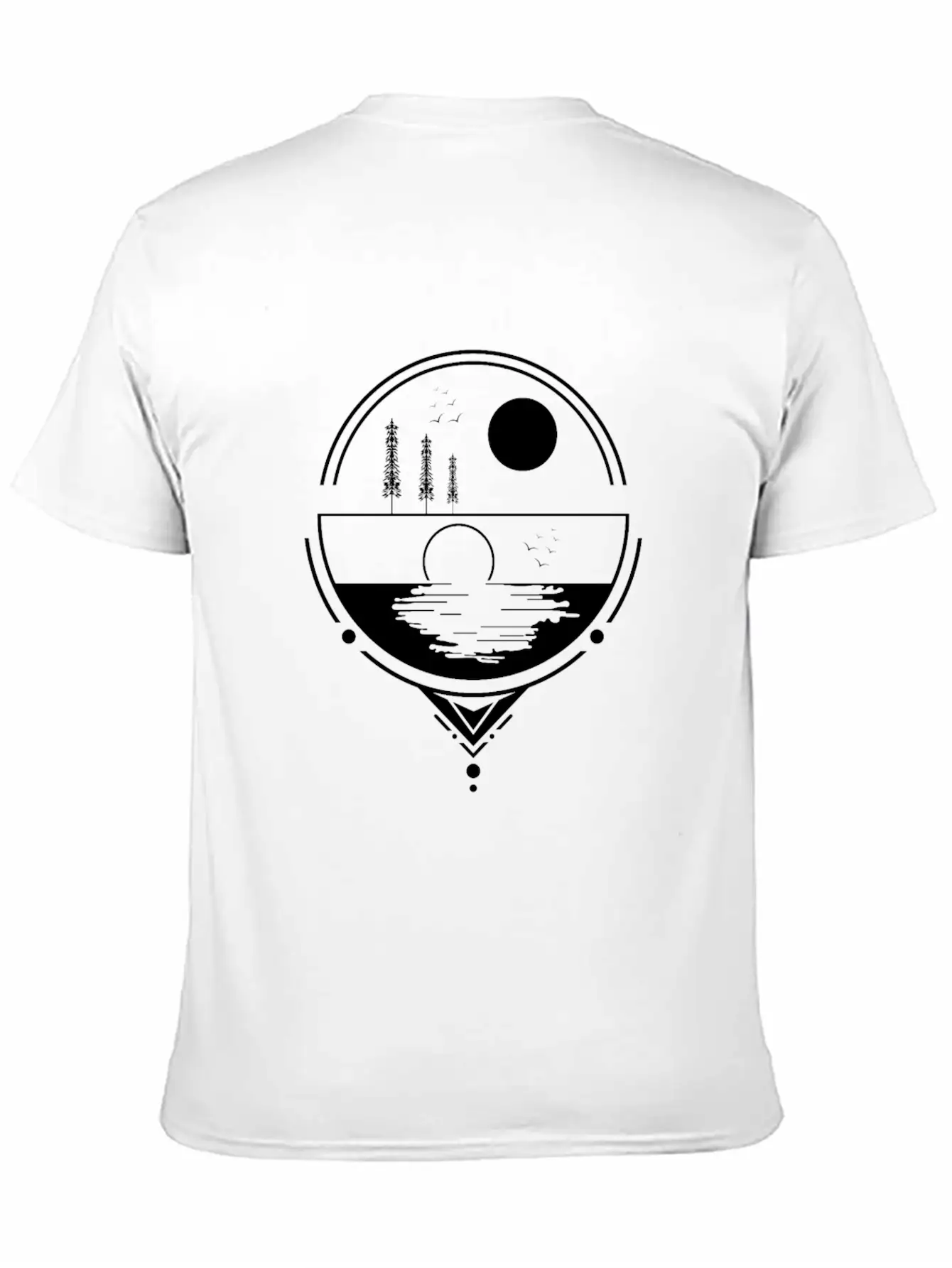Sunrise SunsetSunset Design Essential Cotton Tee For Daily Outfits – Unisex Style