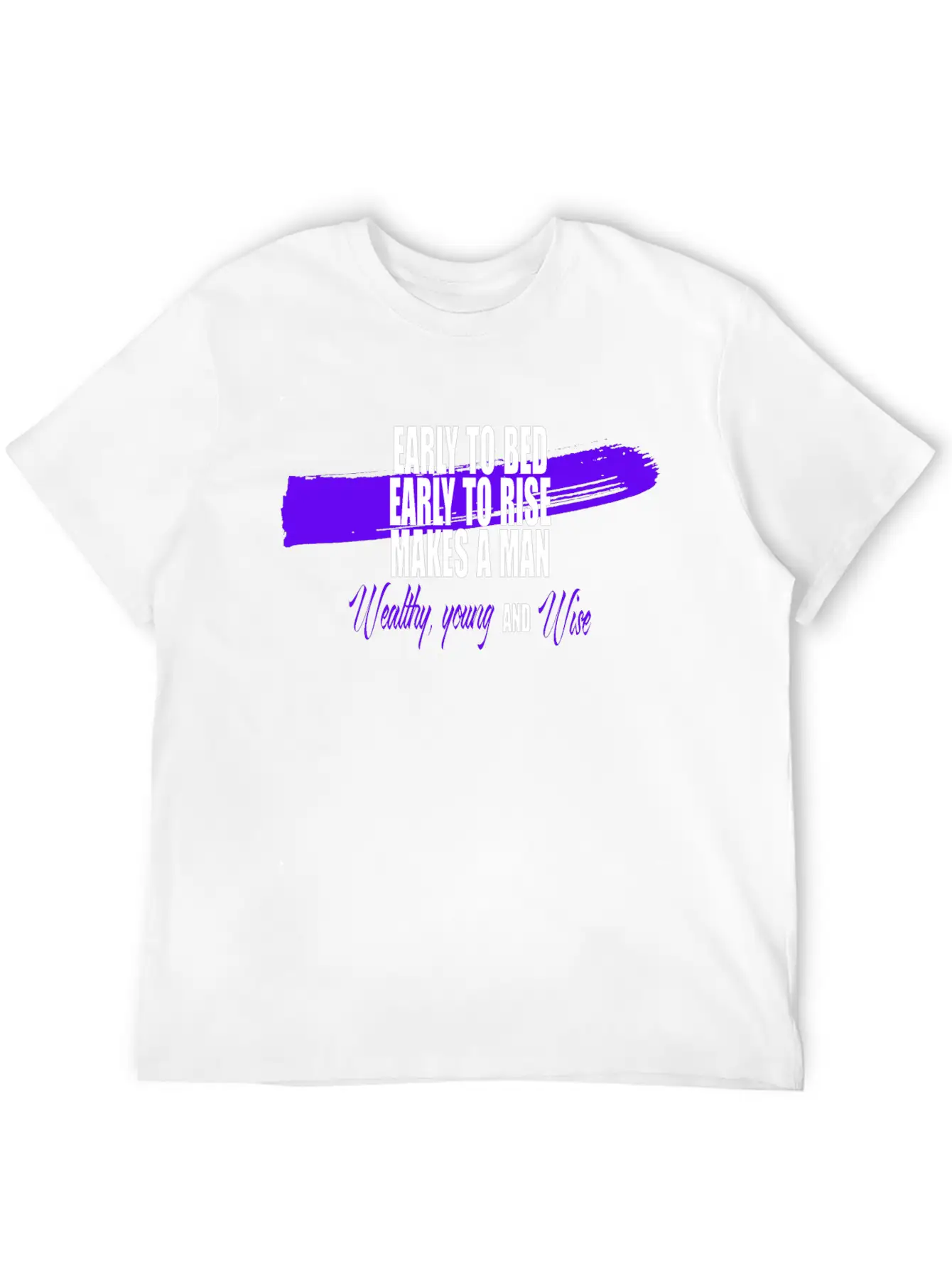 Sunrise Wisdom: Early To Bed, Early To Rise Stylish Everyday T-Shirt – Unisex Basic Cotton Tee