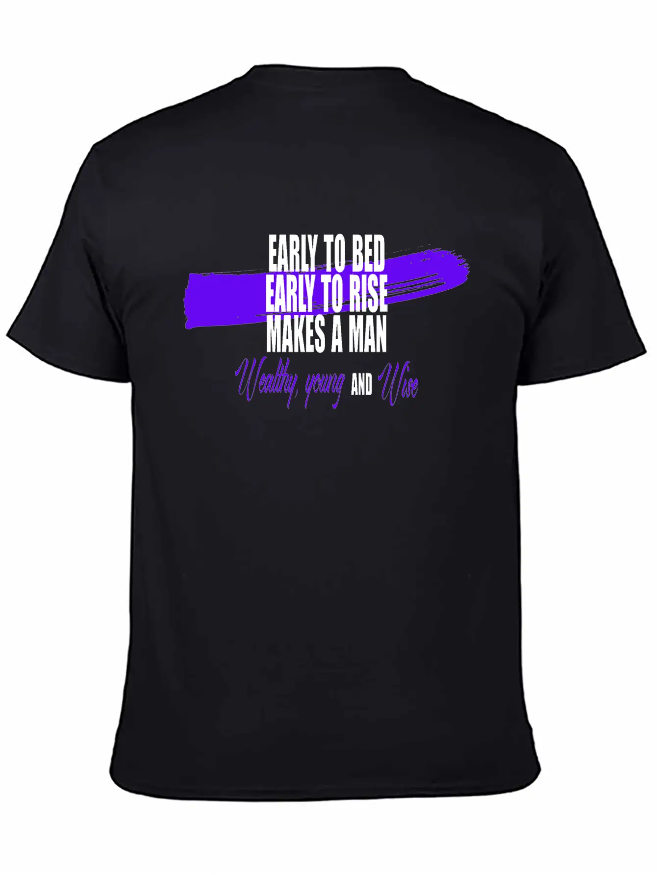 Sunrise Wisdom: Early To Bed, Early To Rise Stylish Everyday T-Shirt – Unisex Basic Cotton Tee
