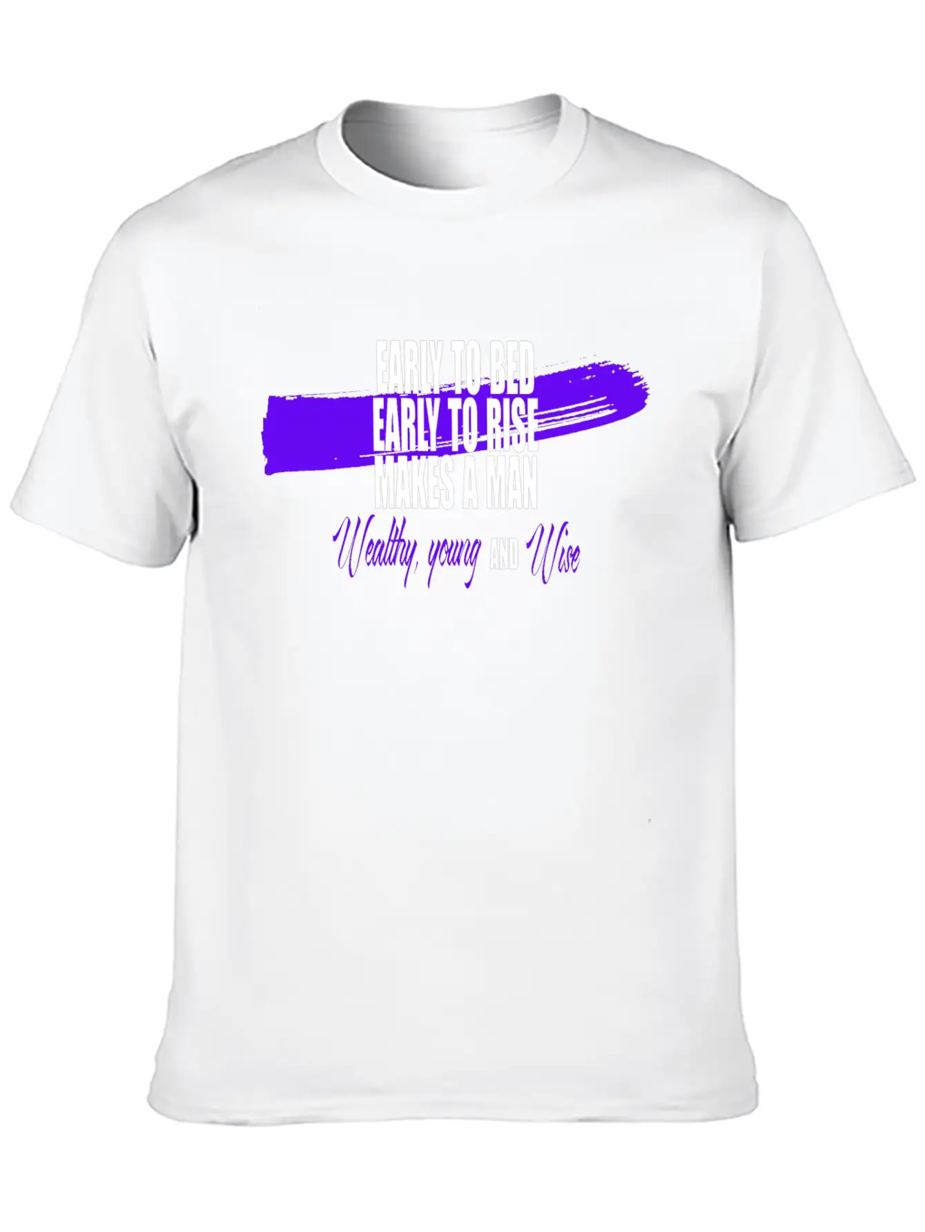 Sunrise Wisdom: Early To Bed, Early To Rise Stylish Everyday T-Shirt – Unisex Basic Cotton Tee
