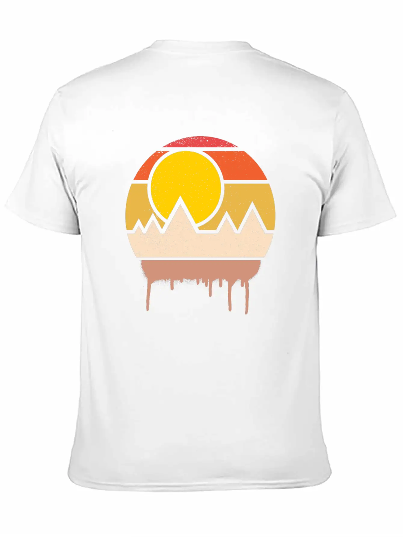 Sunset Art Lightweight Cotton T-Shirt – Daily Comfort Graphic Shirt