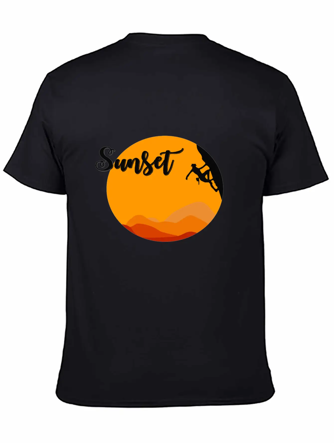 Sunset Climbing Soft Cotton Short Sleeve Tee – Unisex Wardrobe Staple