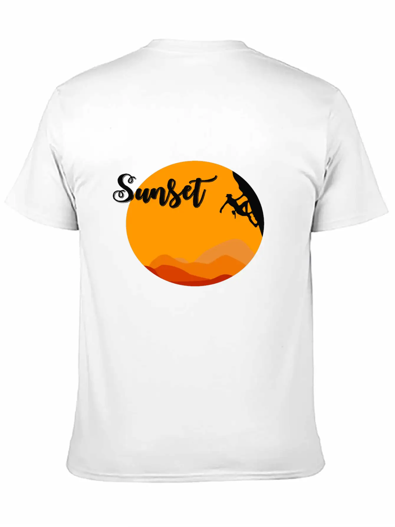 Sunset Climbing Soft Cotton Short Sleeve Tee – Unisex Wardrobe Staple