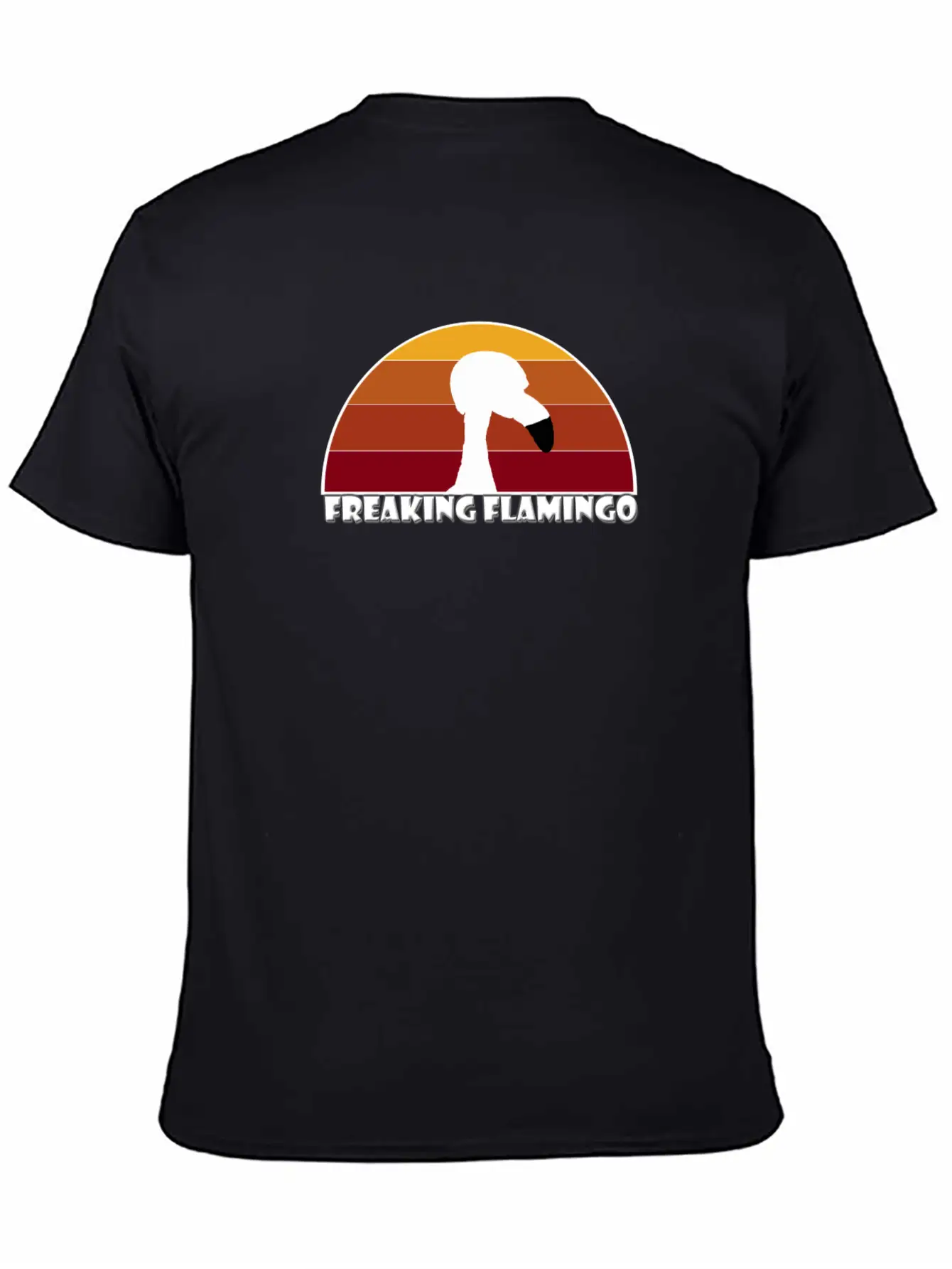Sunset Flamingo Soft Cotton Short Sleeve Tee – Unisex Wardrobe Staple