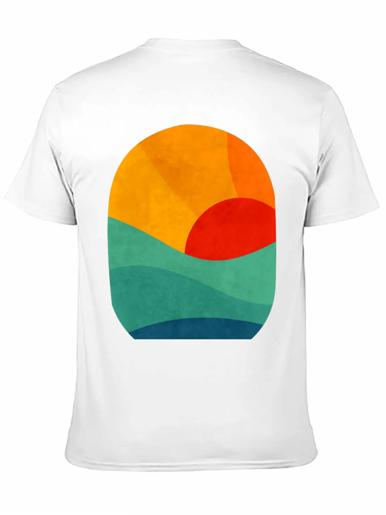 Sunset In Ocean Classic Fit Graphic Tee For Daily Comfort – Unisex Cotton Shirt