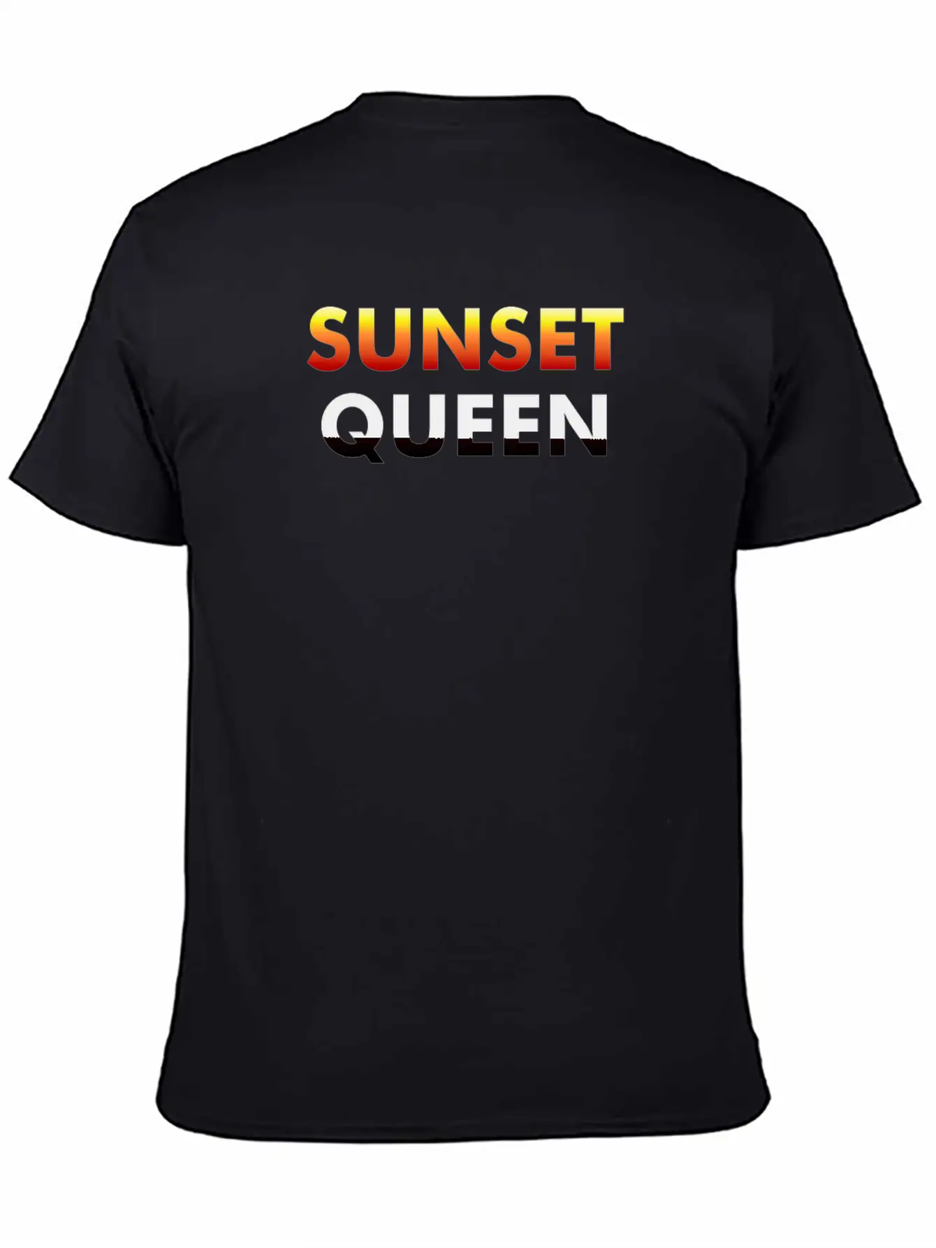 Sunset Queen Modern Fit Casual T-Shirt ��� Clean And Versatile Design