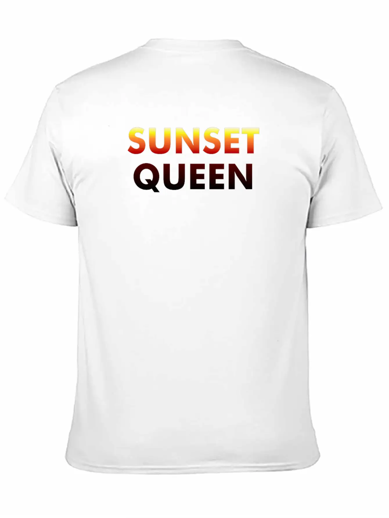 Sunset Queen Modern Fit Casual T-Shirt ��� Clean And Versatile Design
