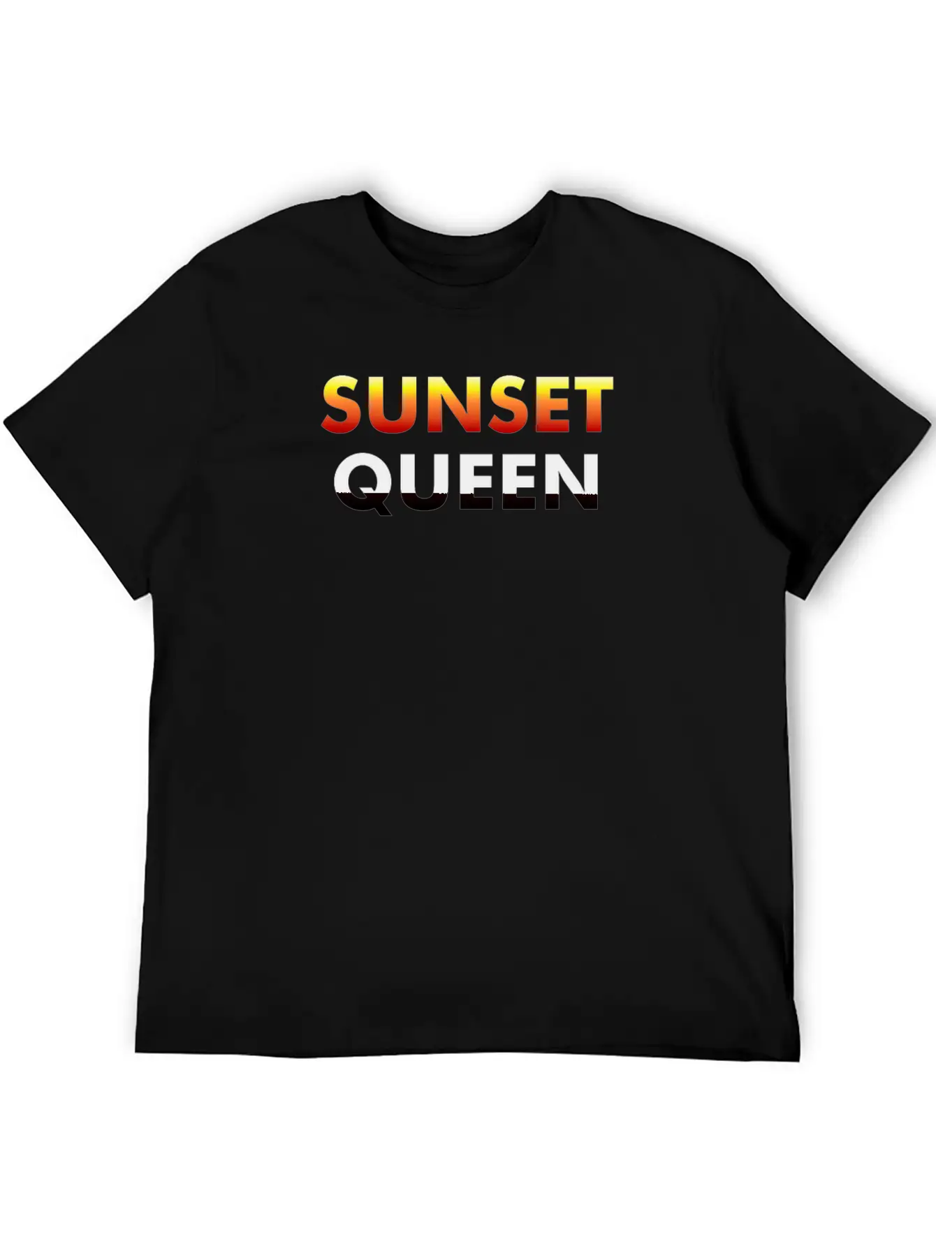 Sunset Queen Modern Fit Casual T-Shirt ��� Clean And Versatile Design