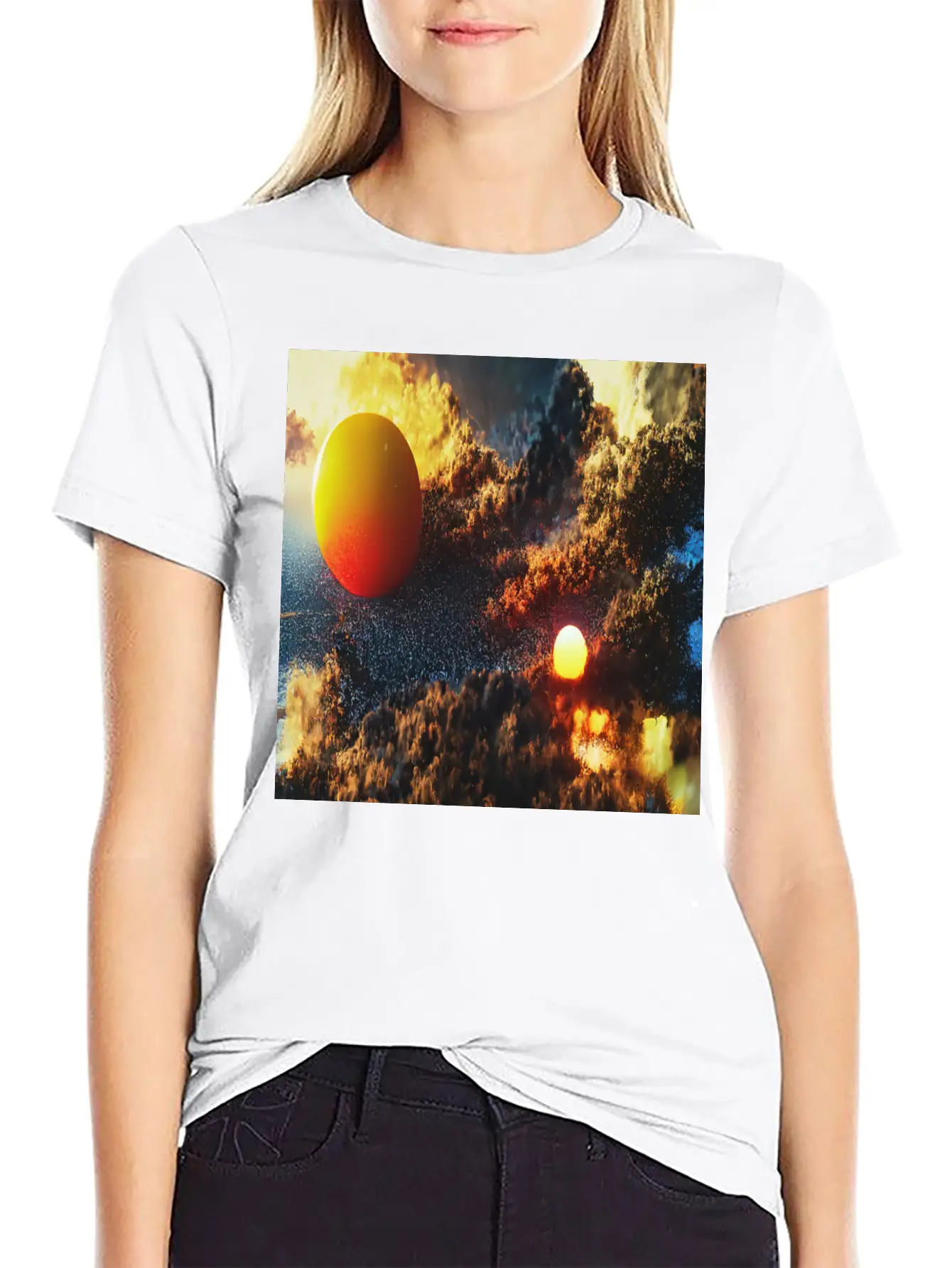 Sunset Soft Cotton Short Sleeve Tee – Unisex Wardrobe Staple