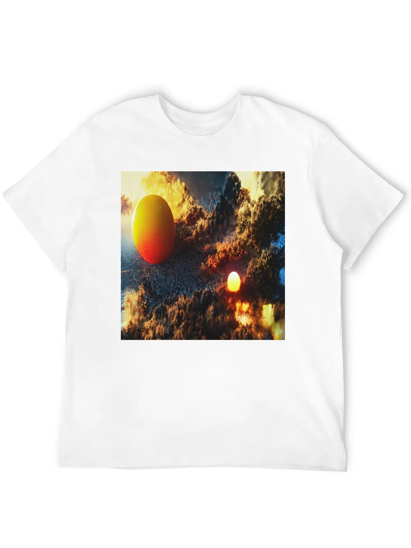 Sunset Soft Cotton Short Sleeve Tee – Unisex Wardrobe Staple