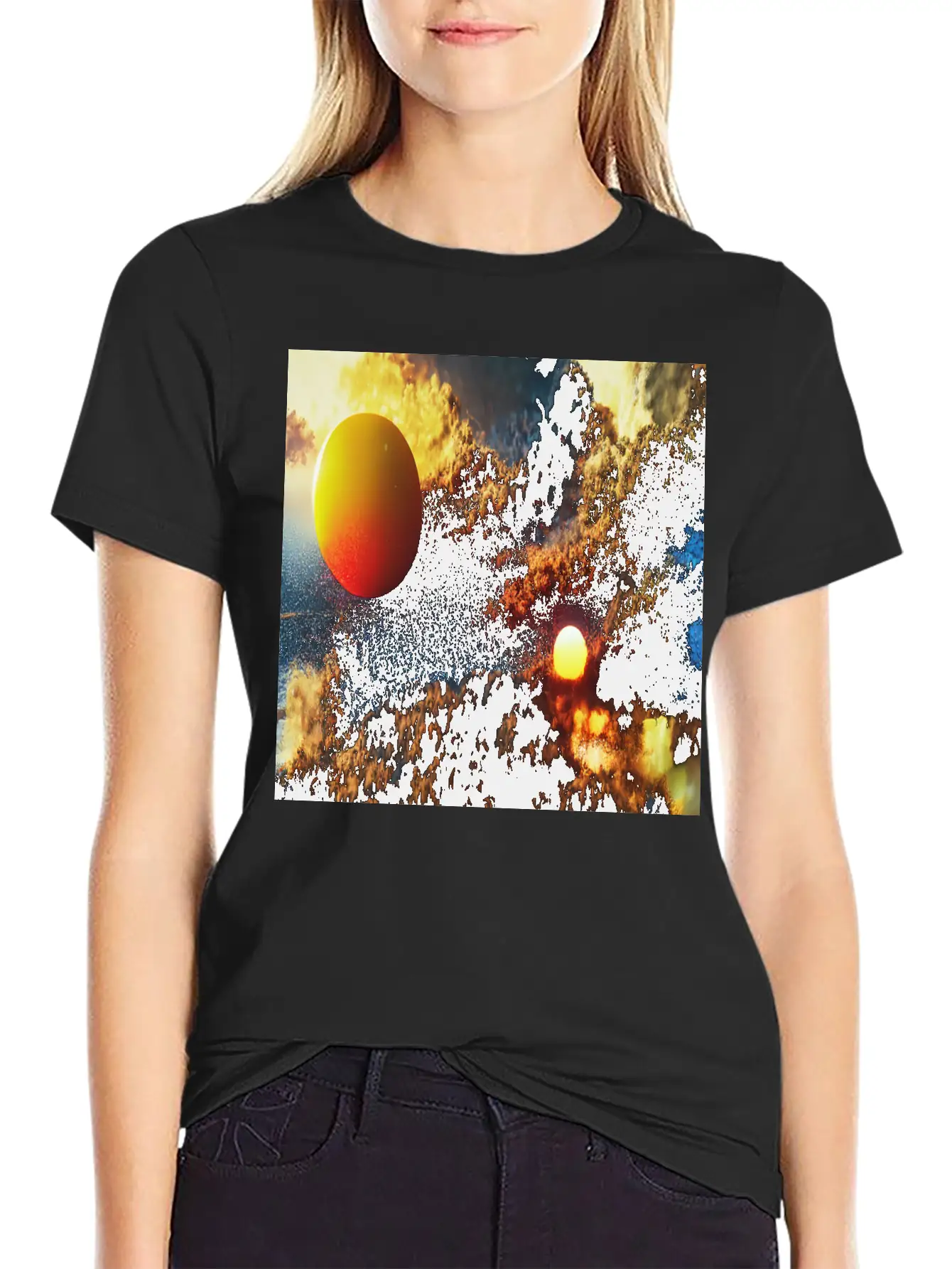 Sunset Soft Cotton Short Sleeve Tee – Unisex Wardrobe Staple
