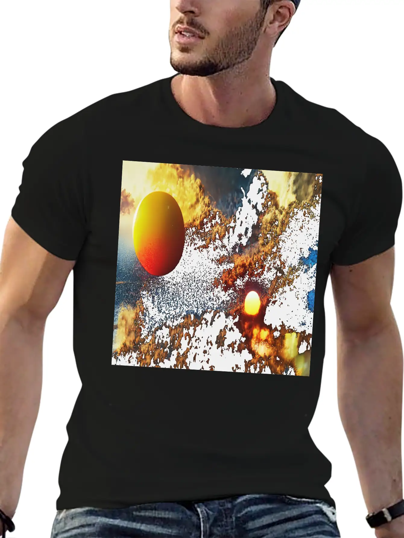 Sunset Soft Cotton Short Sleeve Tee – Unisex Wardrobe Staple