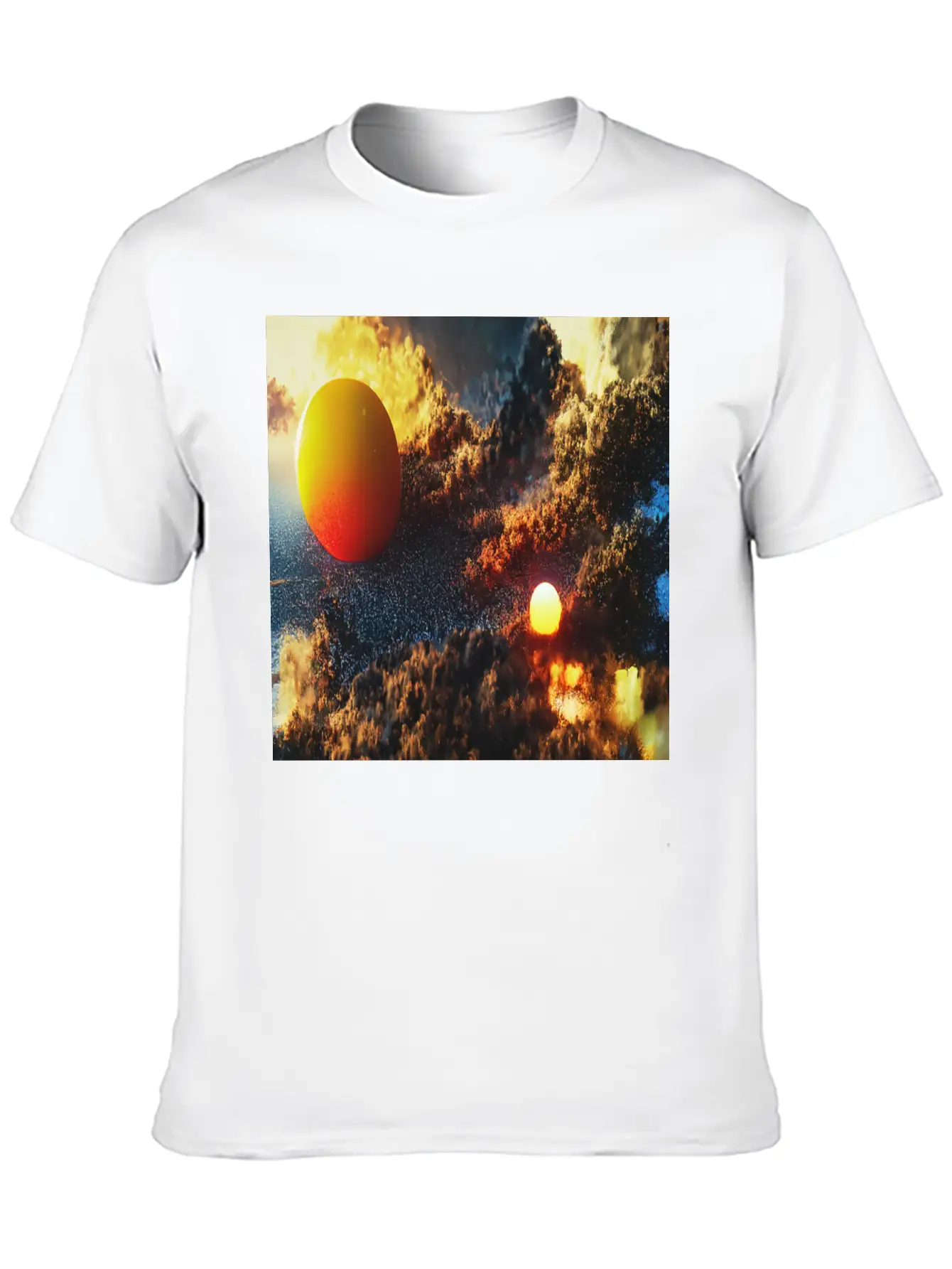 Sunset Soft Cotton Short Sleeve Tee – Unisex Wardrobe Staple