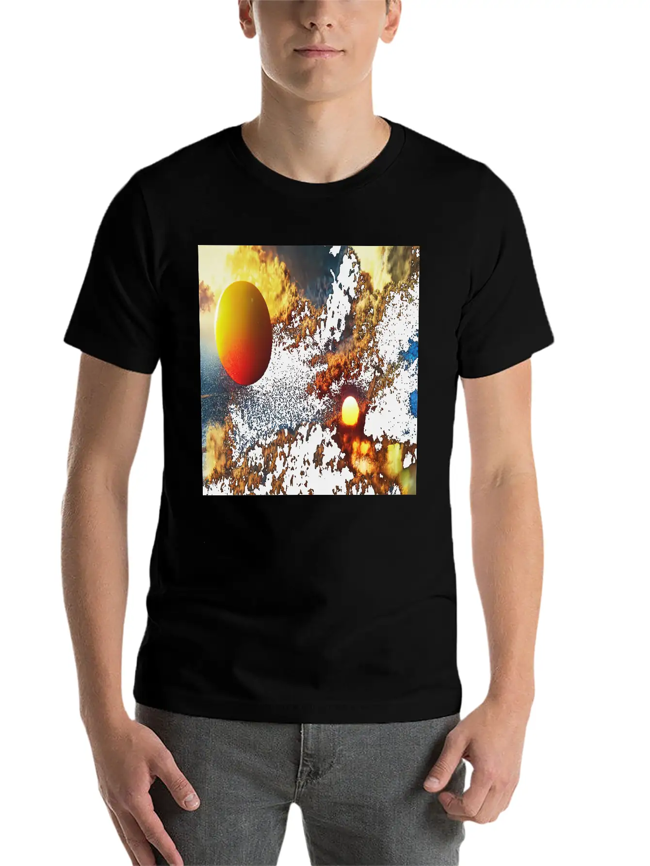 Sunset Soft Cotton Short Sleeve Tee – Unisex Wardrobe Staple
