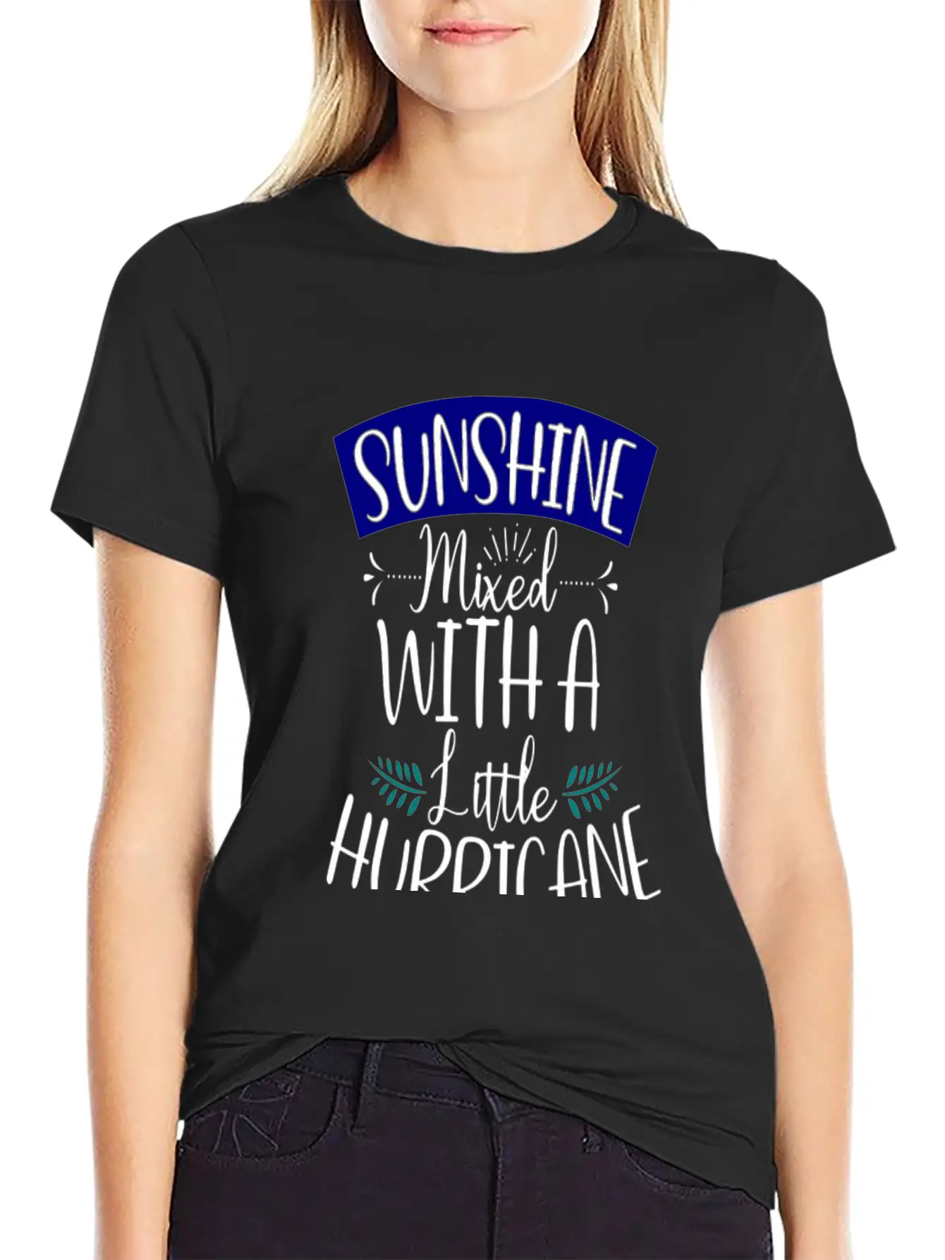 SUNSHINE Mixed With A Little Hurricane Classic Fit Graphic Tee For Daily Comfort – Unisex Cotton Shirt