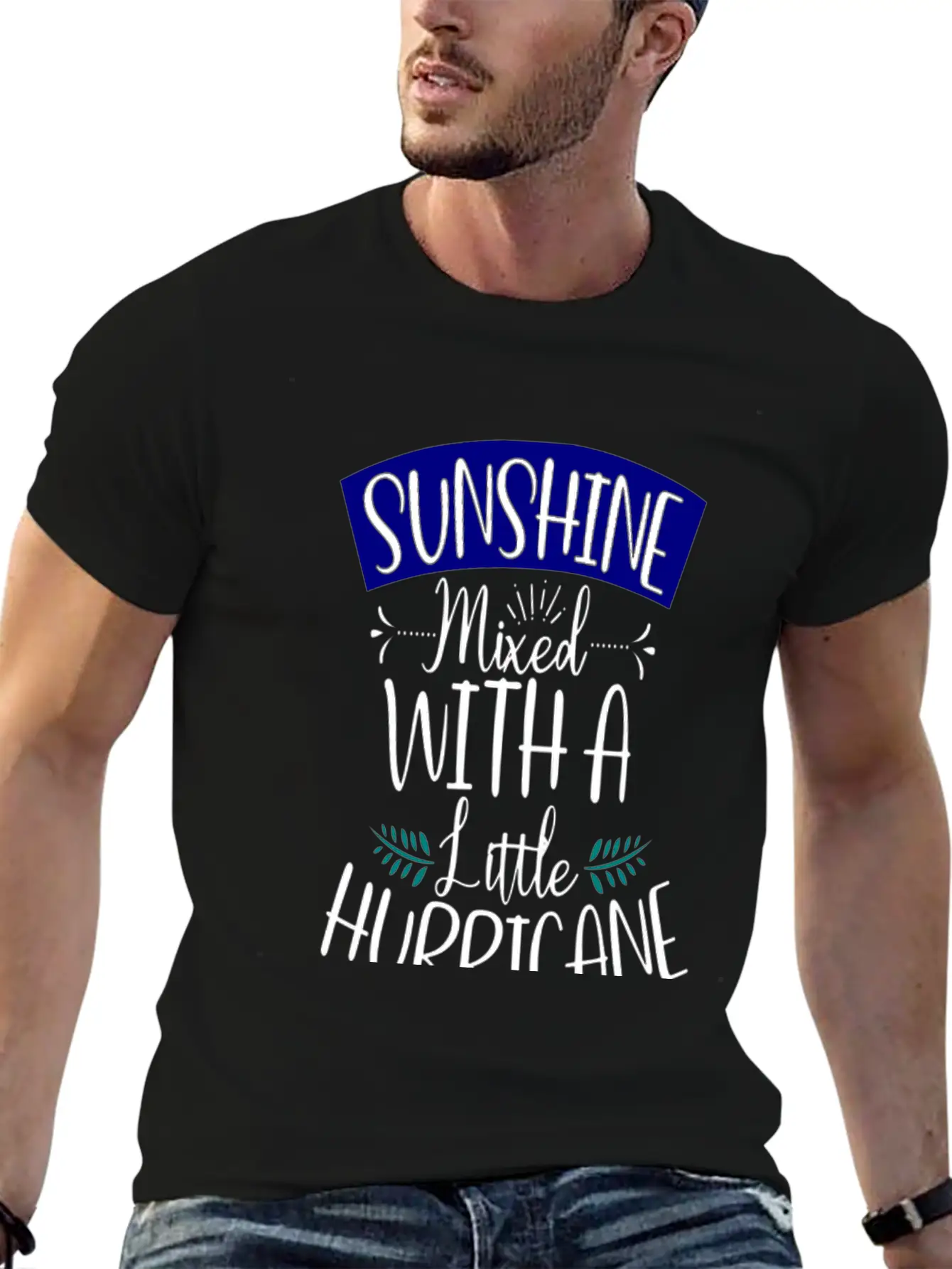 SUNSHINE Mixed With A Little Hurricane Classic Fit Graphic Tee For Daily Comfort – Unisex Cotton Shirt