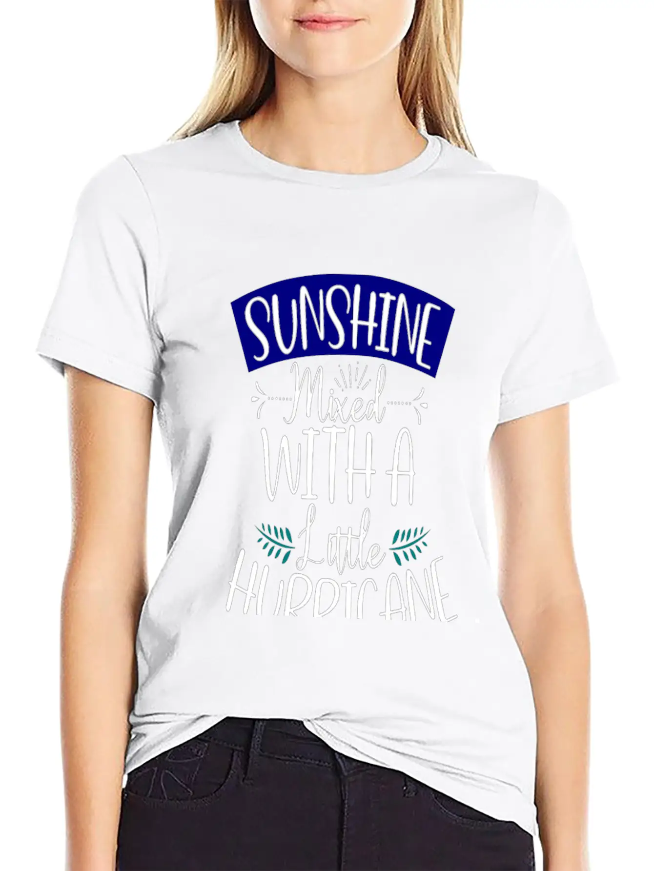 SUNSHINE Mixed With A Little Hurricane Classic Fit Graphic Tee For Daily Comfort – Unisex Cotton Shirt
