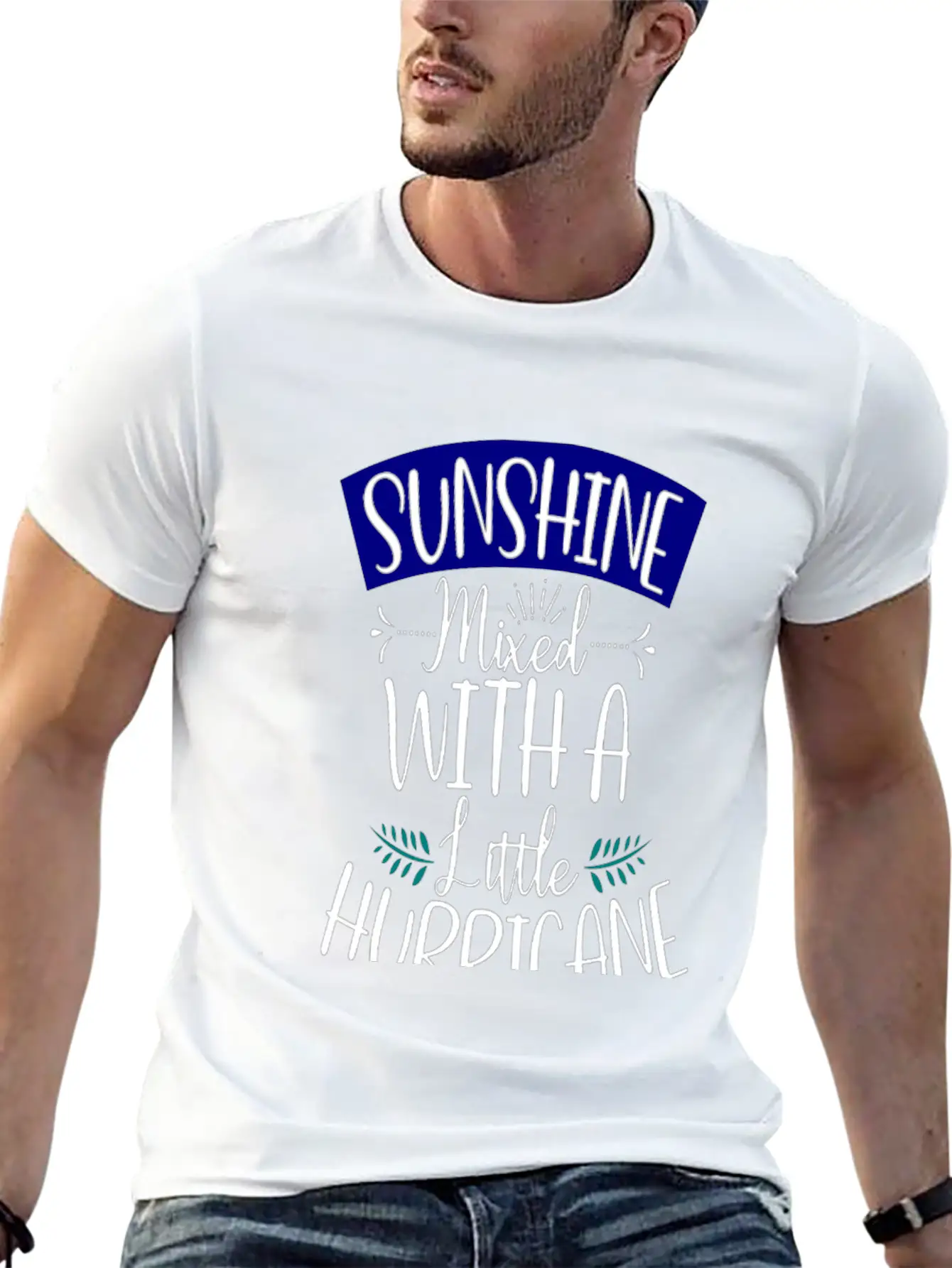 SUNSHINE Mixed With A Little Hurricane Classic Fit Graphic Tee For Daily Comfort – Unisex Cotton Shirt