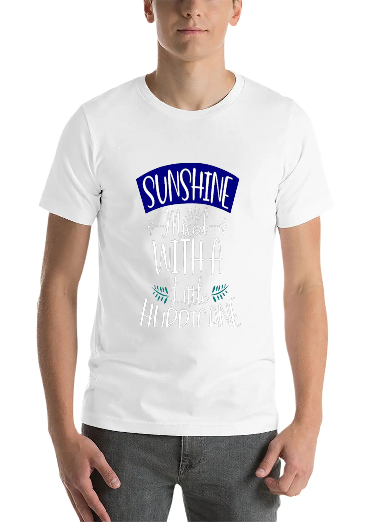 SUNSHINE Mixed With A Little Hurricane Classic Fit Graphic Tee For Daily Comfort – Unisex Cotton Shirt