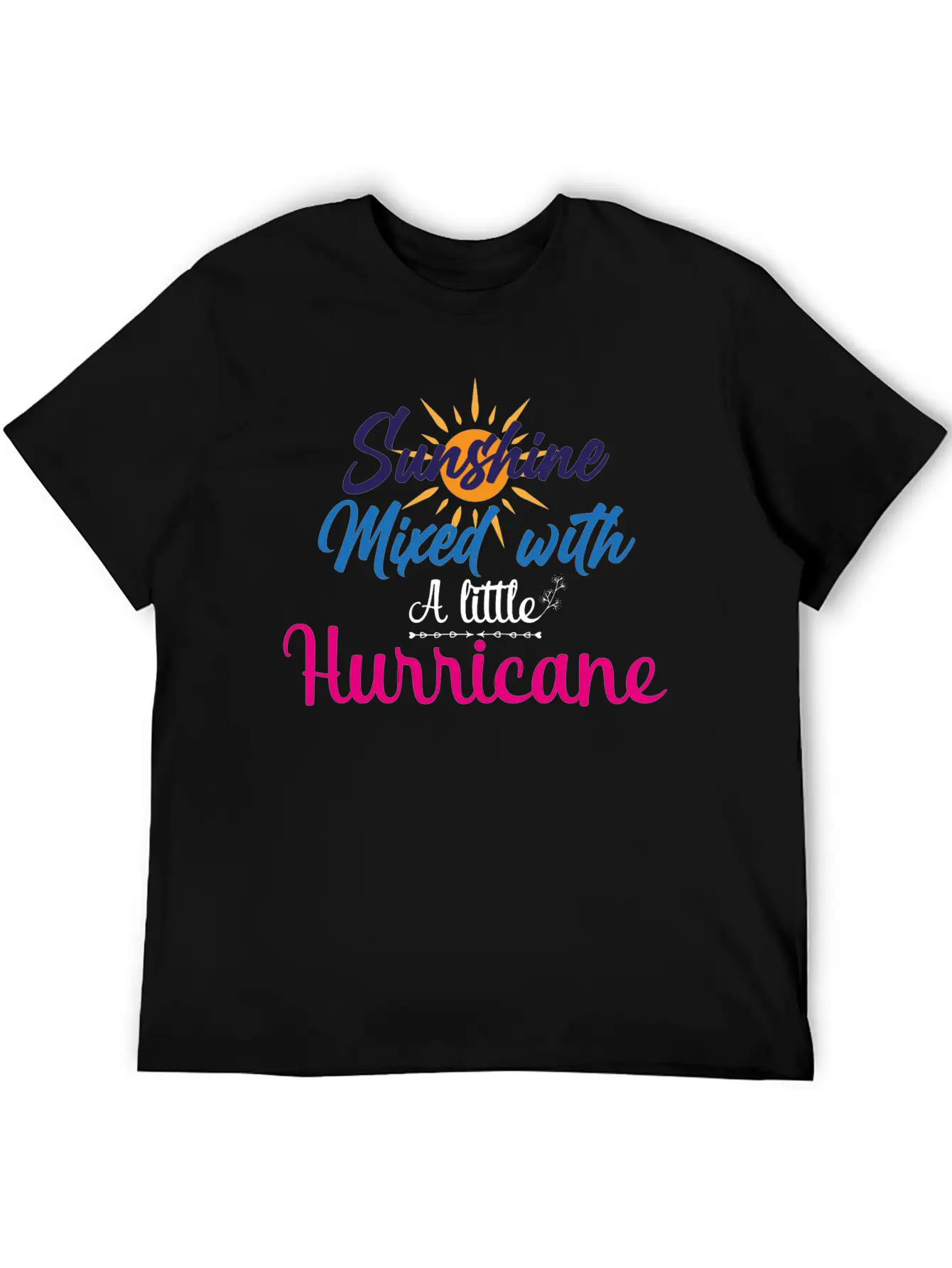 Sunshine Mixed With A Little Hurricane Relaxed Everyday Tee – Lightweight And Durable Cotton